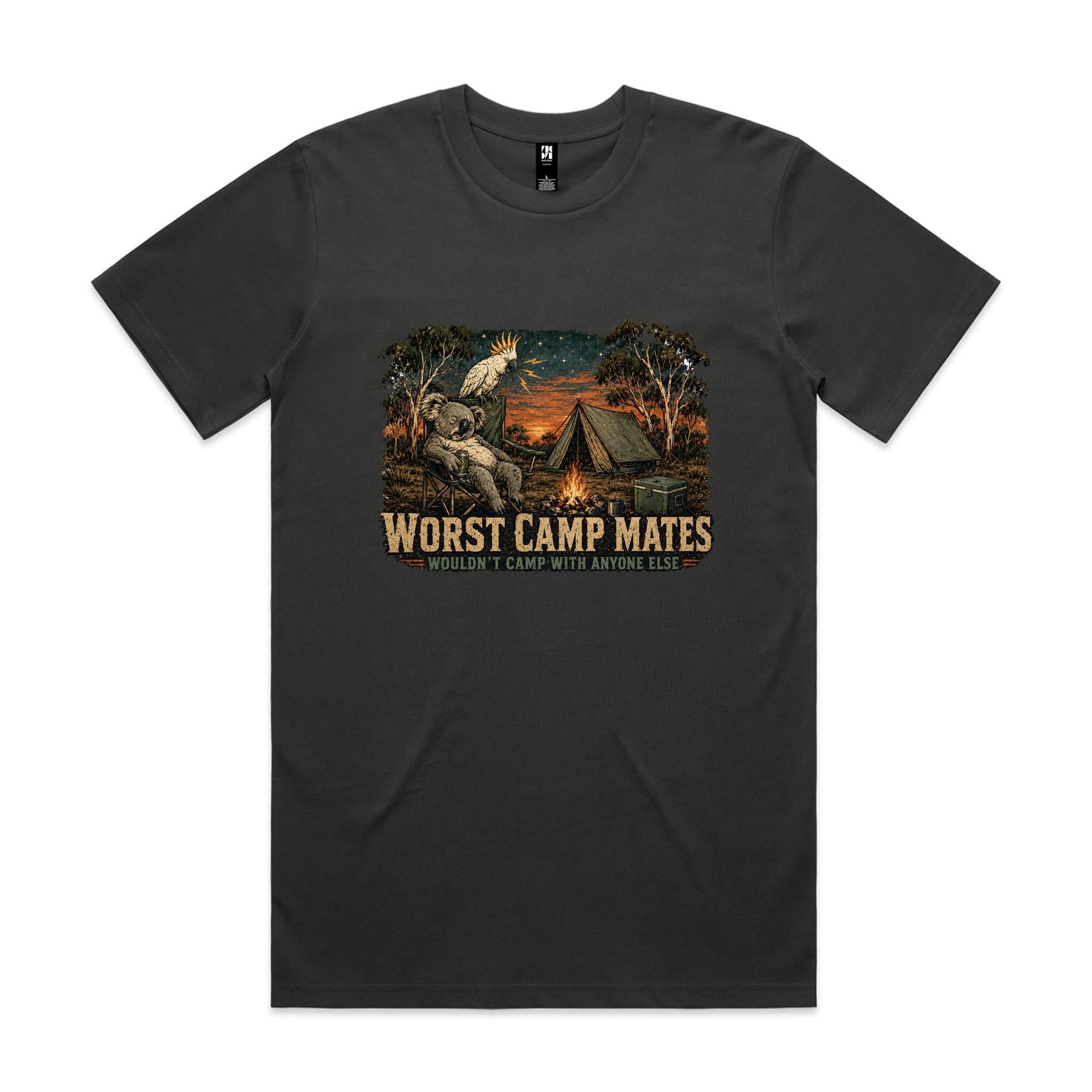 Worst Camp Mates — Wouldn't Camp With Anyone Else | Koala Cockatoo Tee