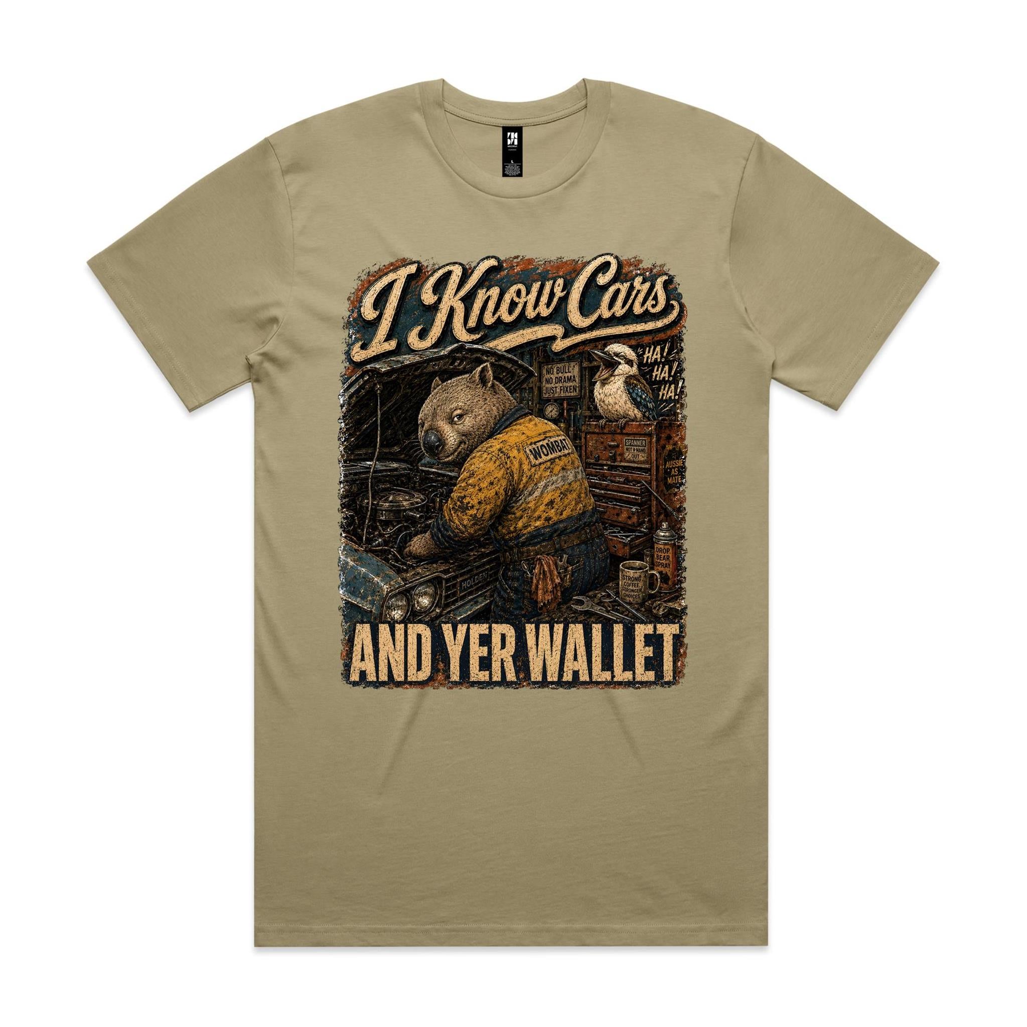 I Know Cars | Wombat Mechanic Tee