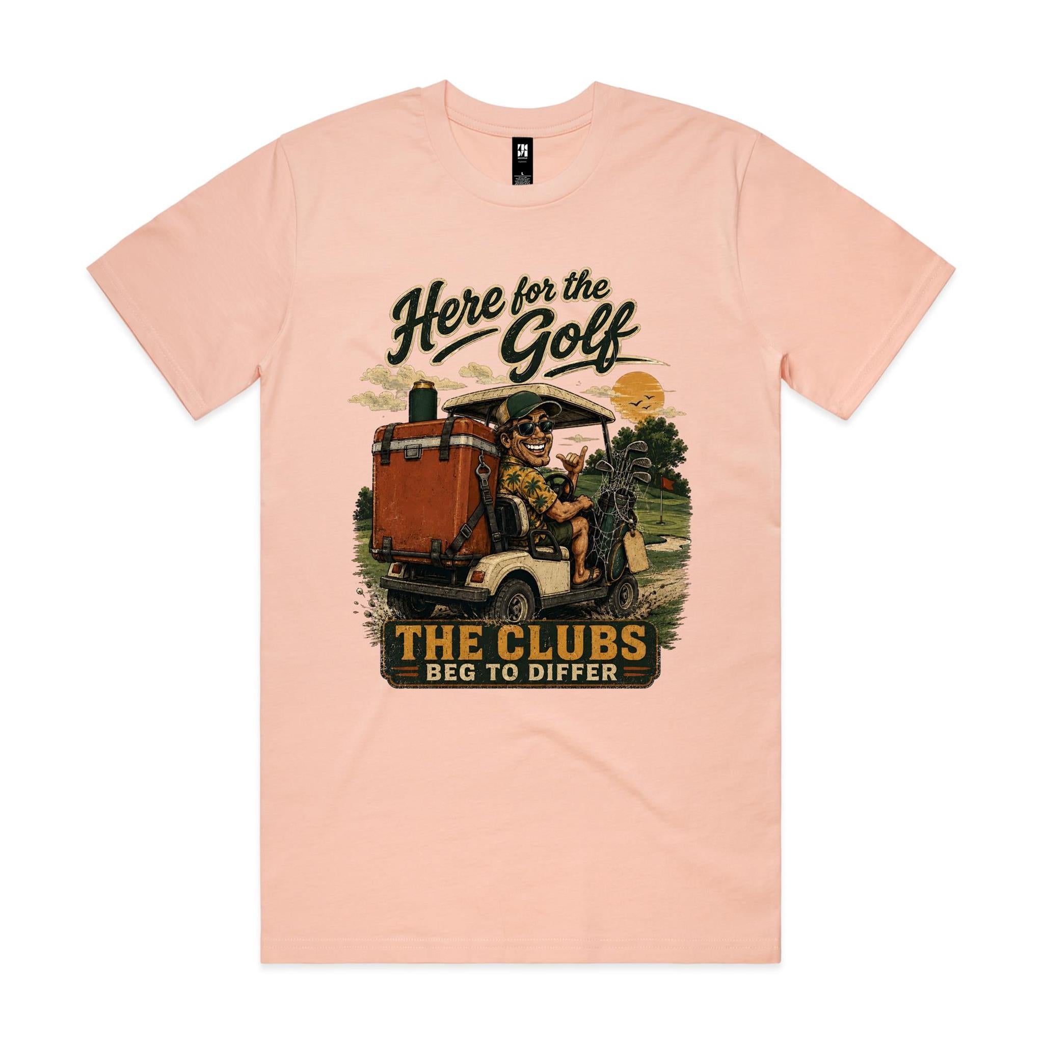 Here for the Golf | Golfer Tee