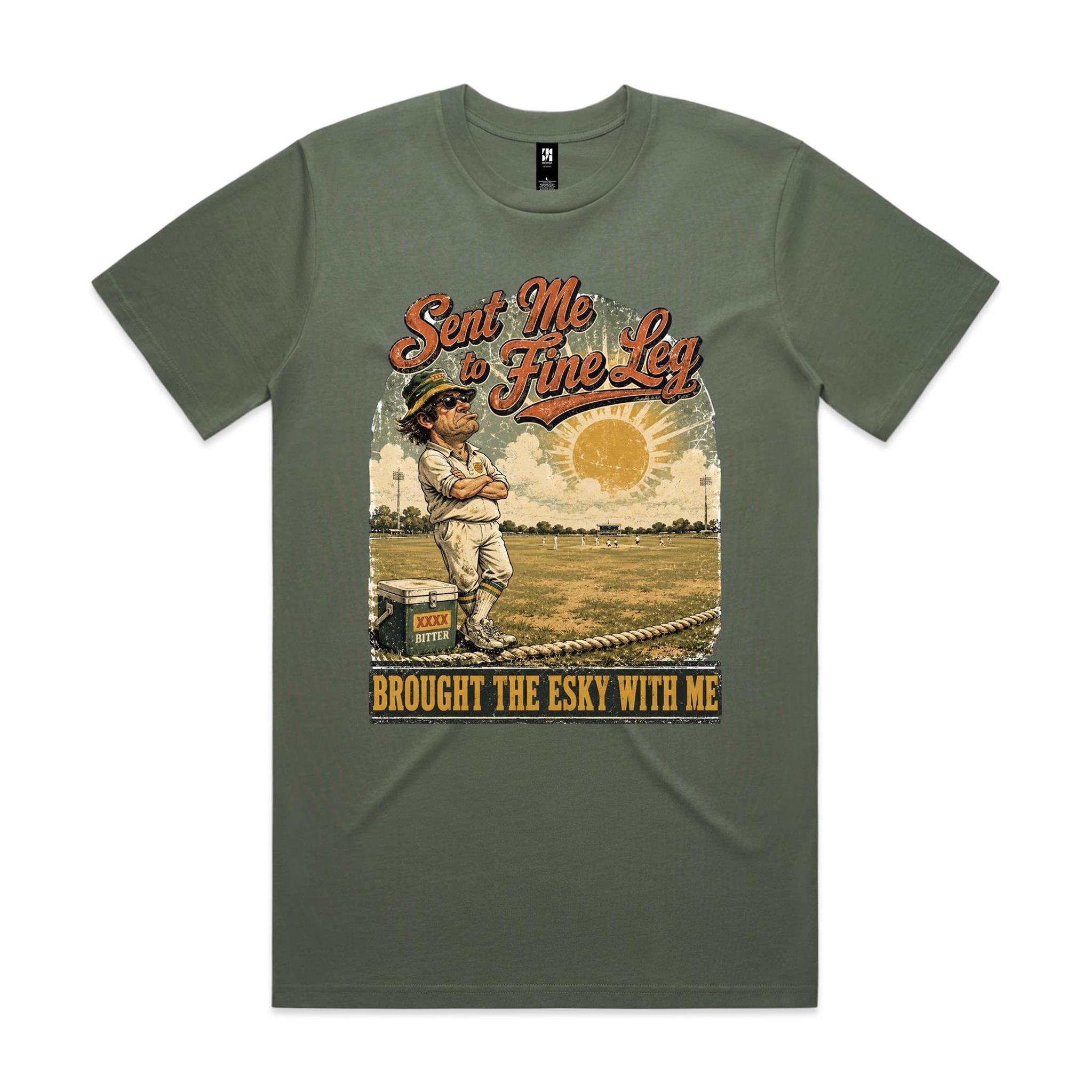 Sent Me to Fine Leg | Cricket Tee