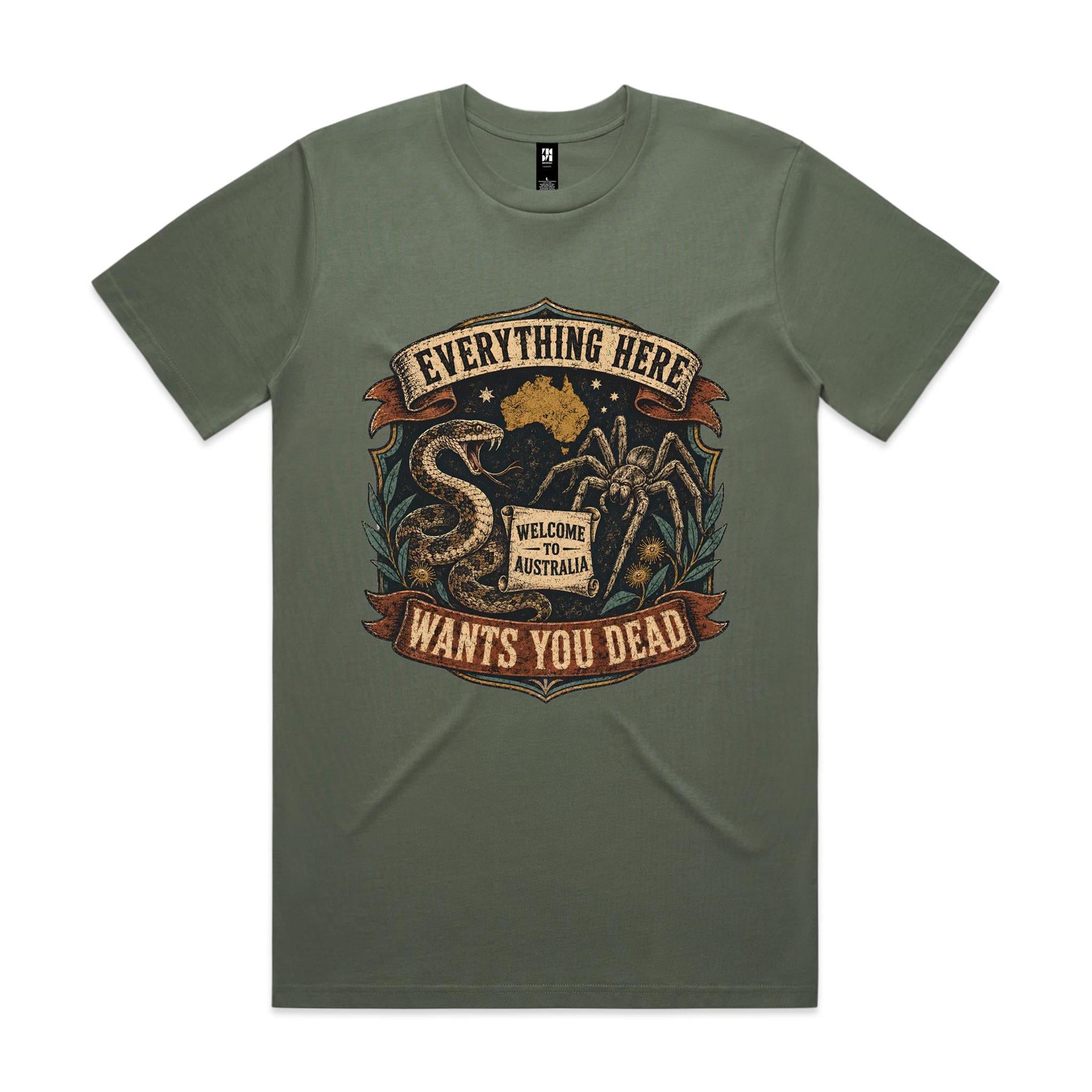 Everything Here Wants You Dead — Welcome to Australia Tee