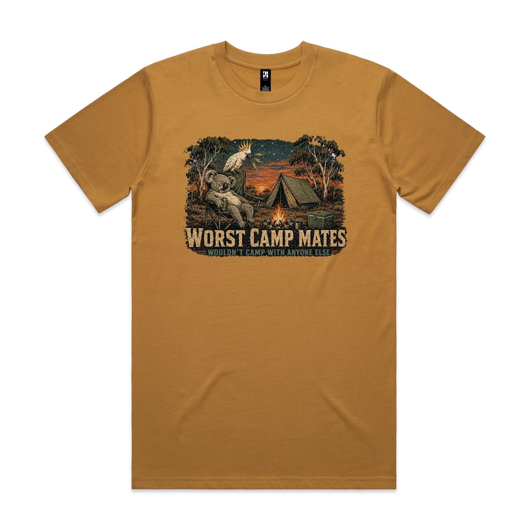 Worst Camp Mates — Wouldn't Camp With Anyone Else | Koala Cockatoo Tee
