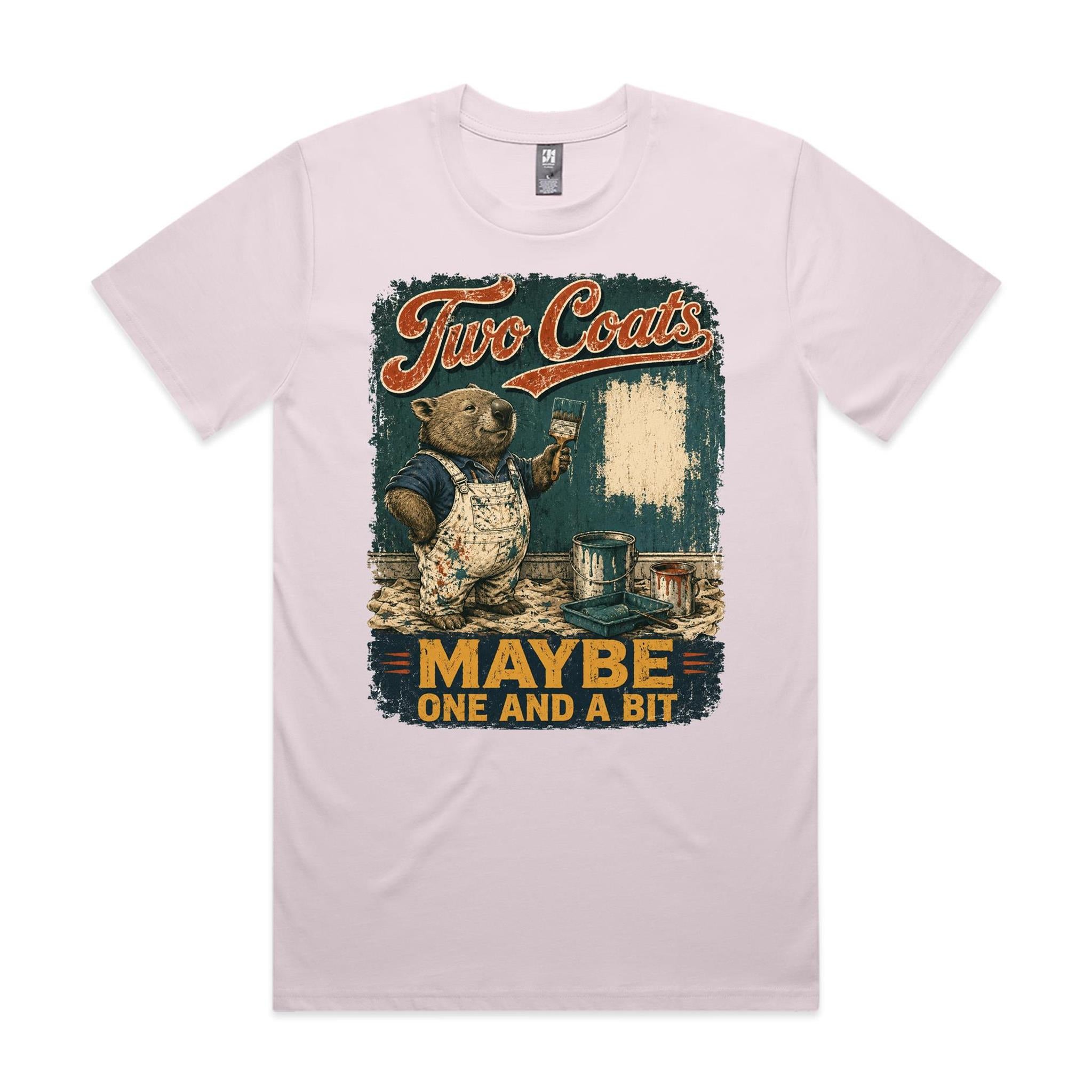 Two Coats — Maybe One and a Bit | Wombat Painter Tee