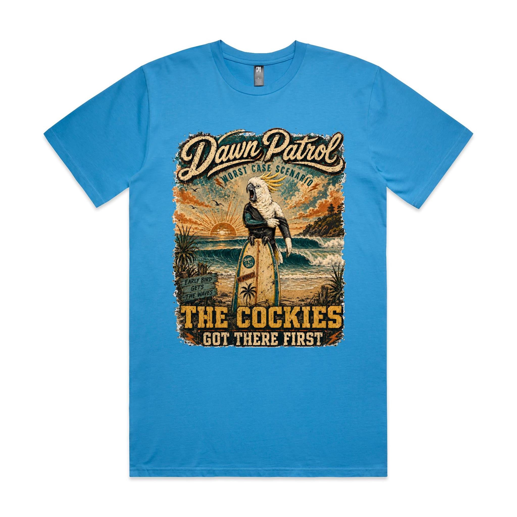 Dawn Patrol — The Cockies Got There First | Cockatoo Surf Tee