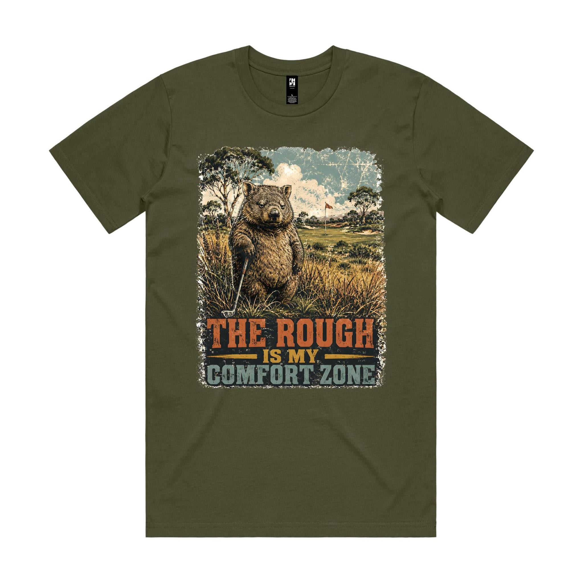 The Rough Is My Comfort Zone — Wombat Golf Tee