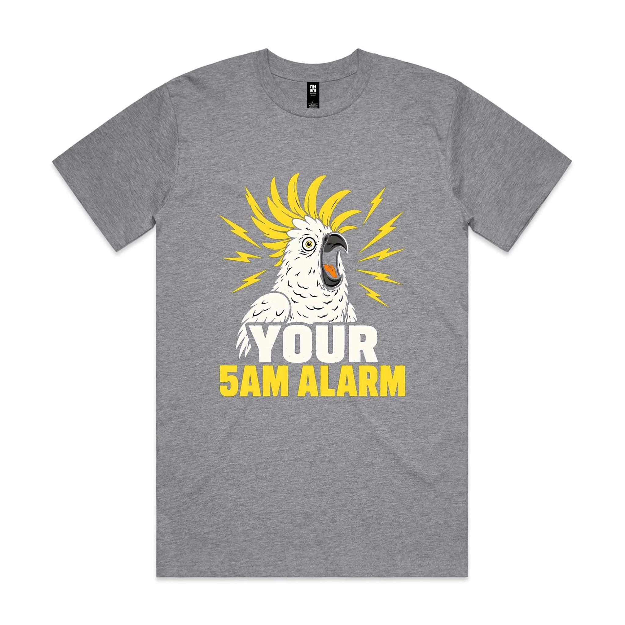 Your 5AM Alarm — Screeching Cockatoo Tee