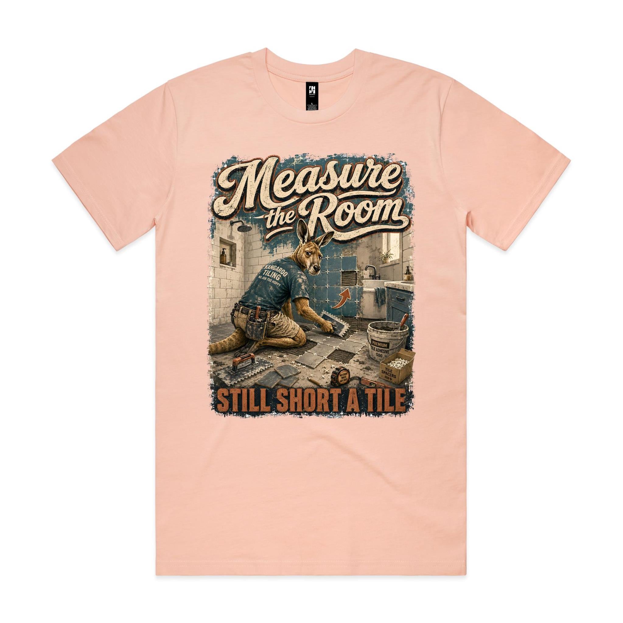 Measure the Room — Still Short a Tile | Kangaroo Tiler Tee
