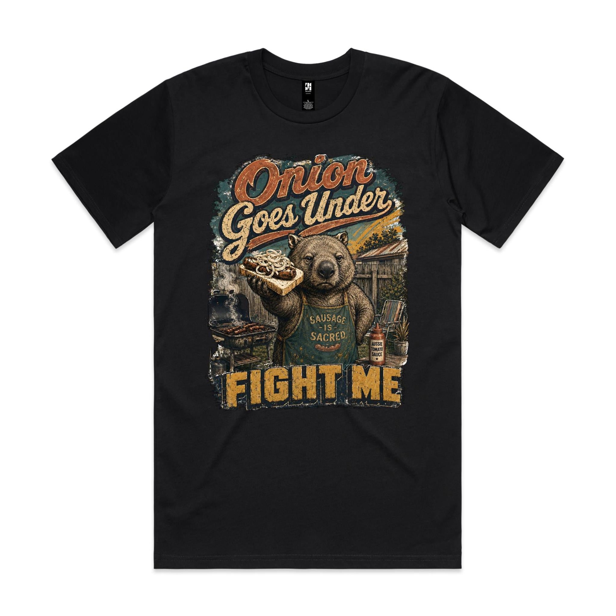 Onion Goes Under | Wombat BBQ Tee