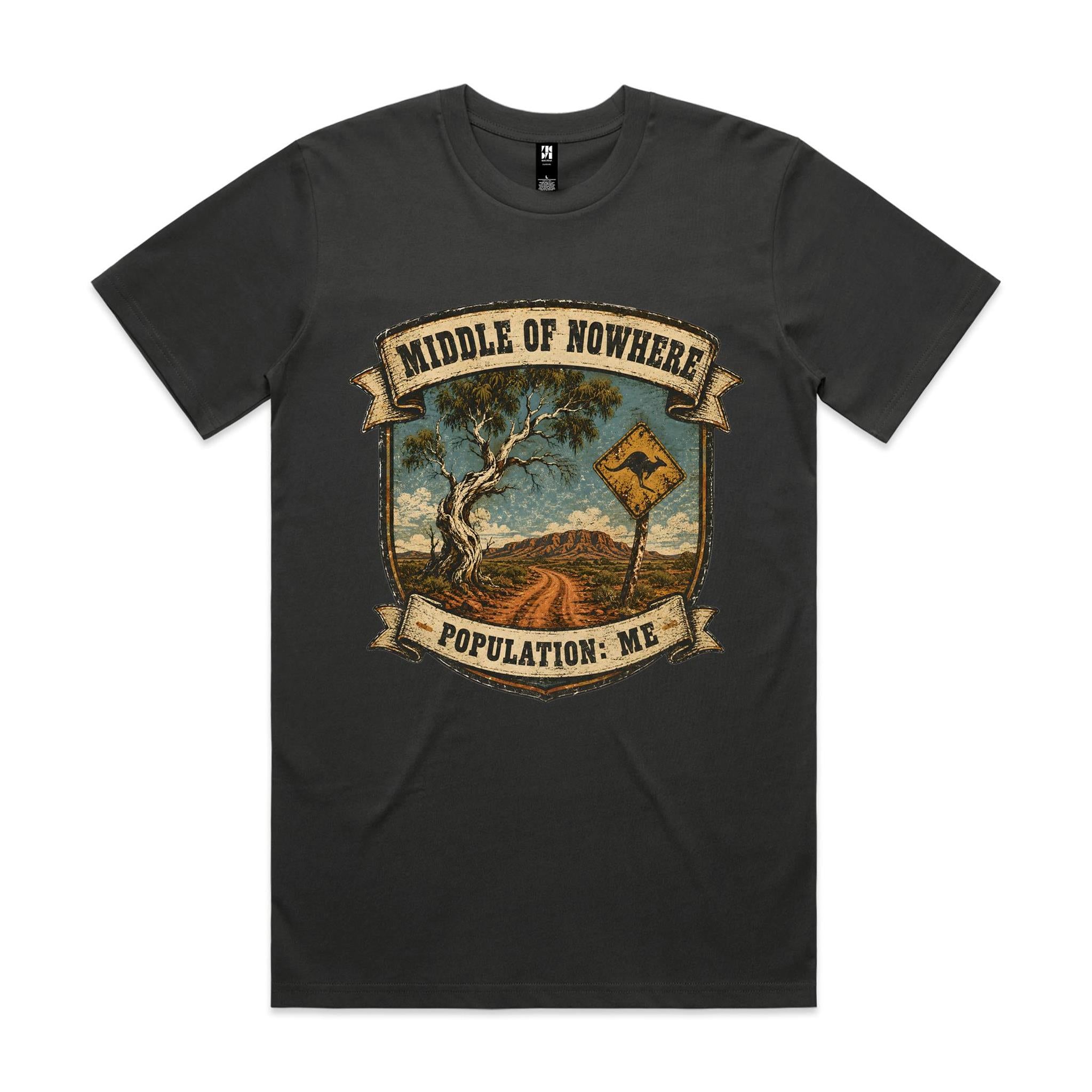 Middle of Nowhere, Population: Me — 4WD Tee