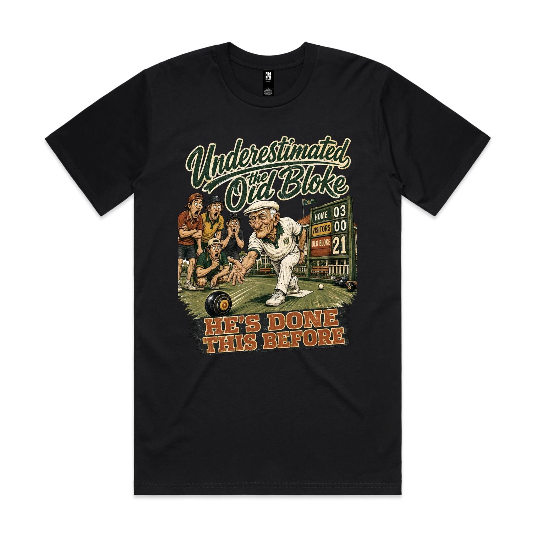 Underestimated the Old Bloke | Bowls Tee