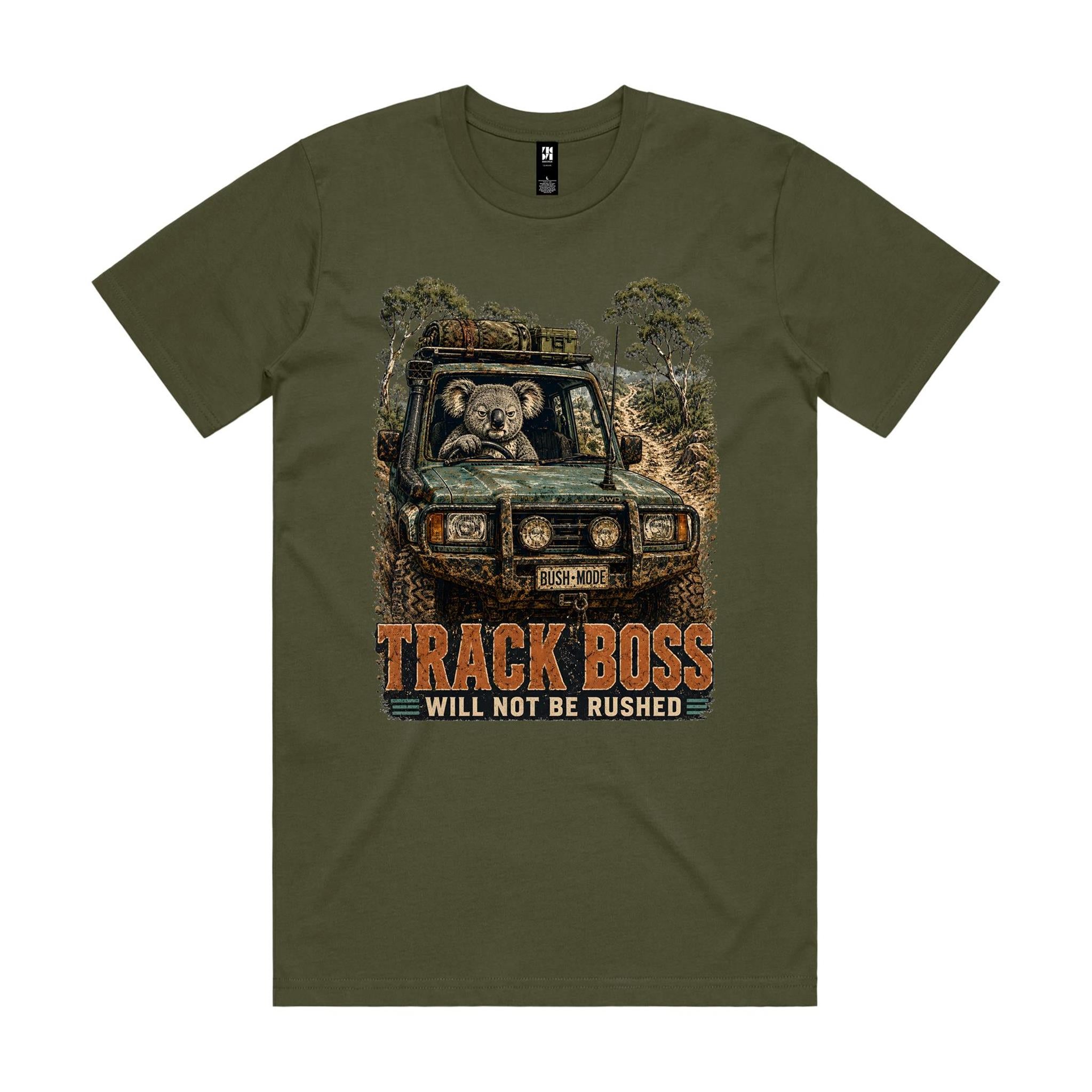 Track Boss, Will Not Be Rushed — Koala 4WD Tee