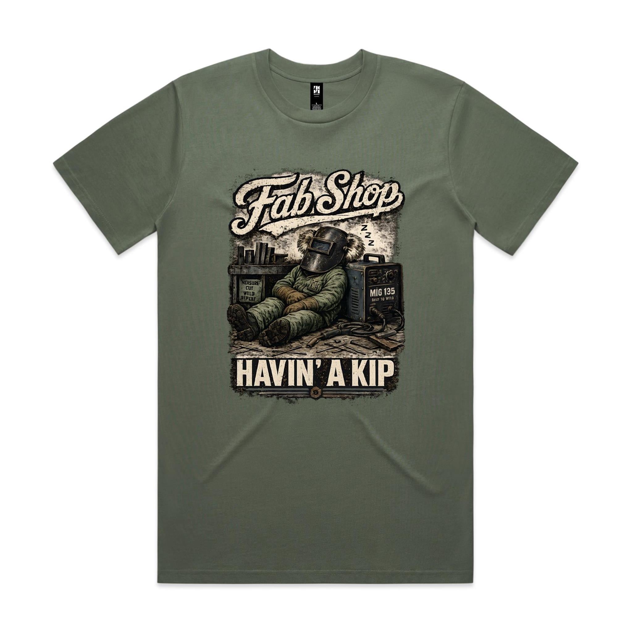 Fab Shop — Havin' a Kip | Welder Tee