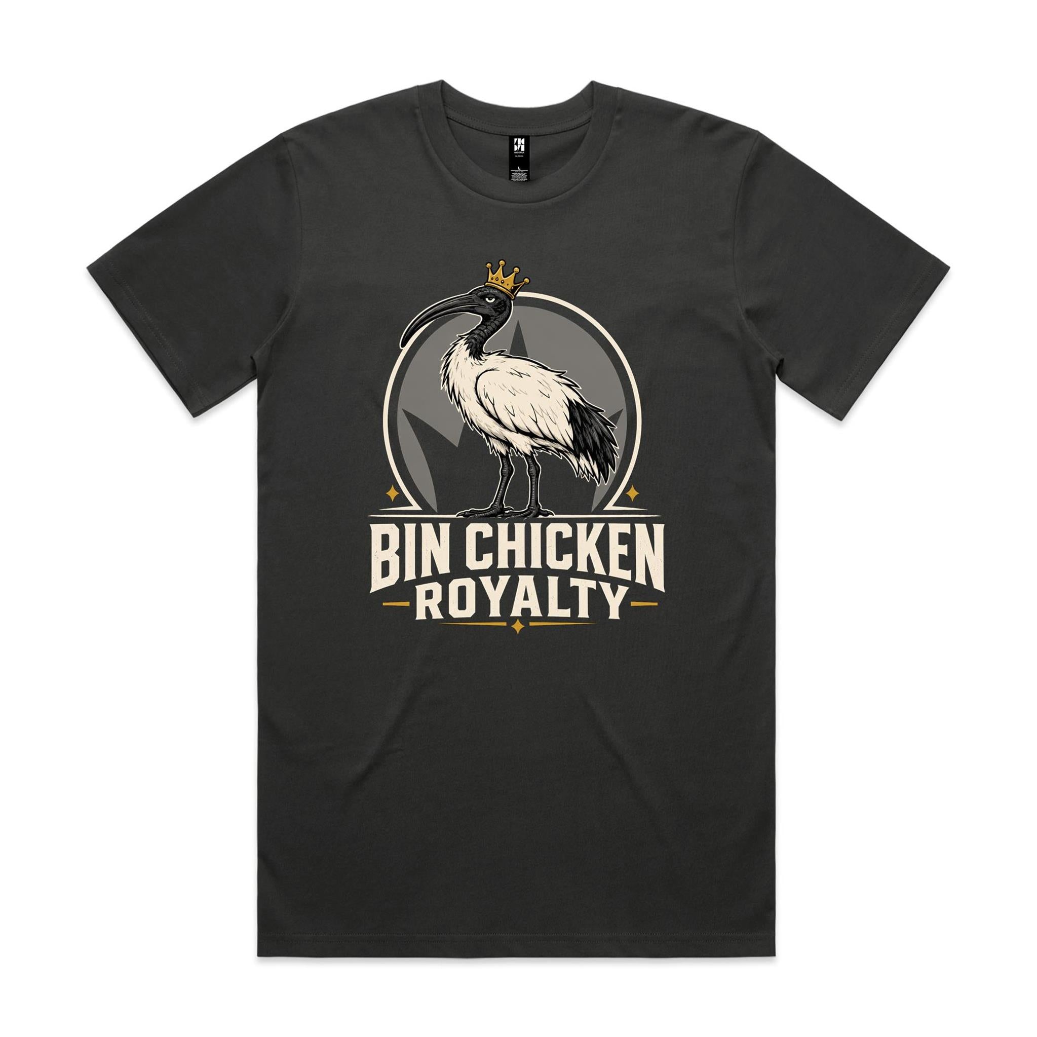 Bin Chicken Royalty — Crowned Ibis Tee