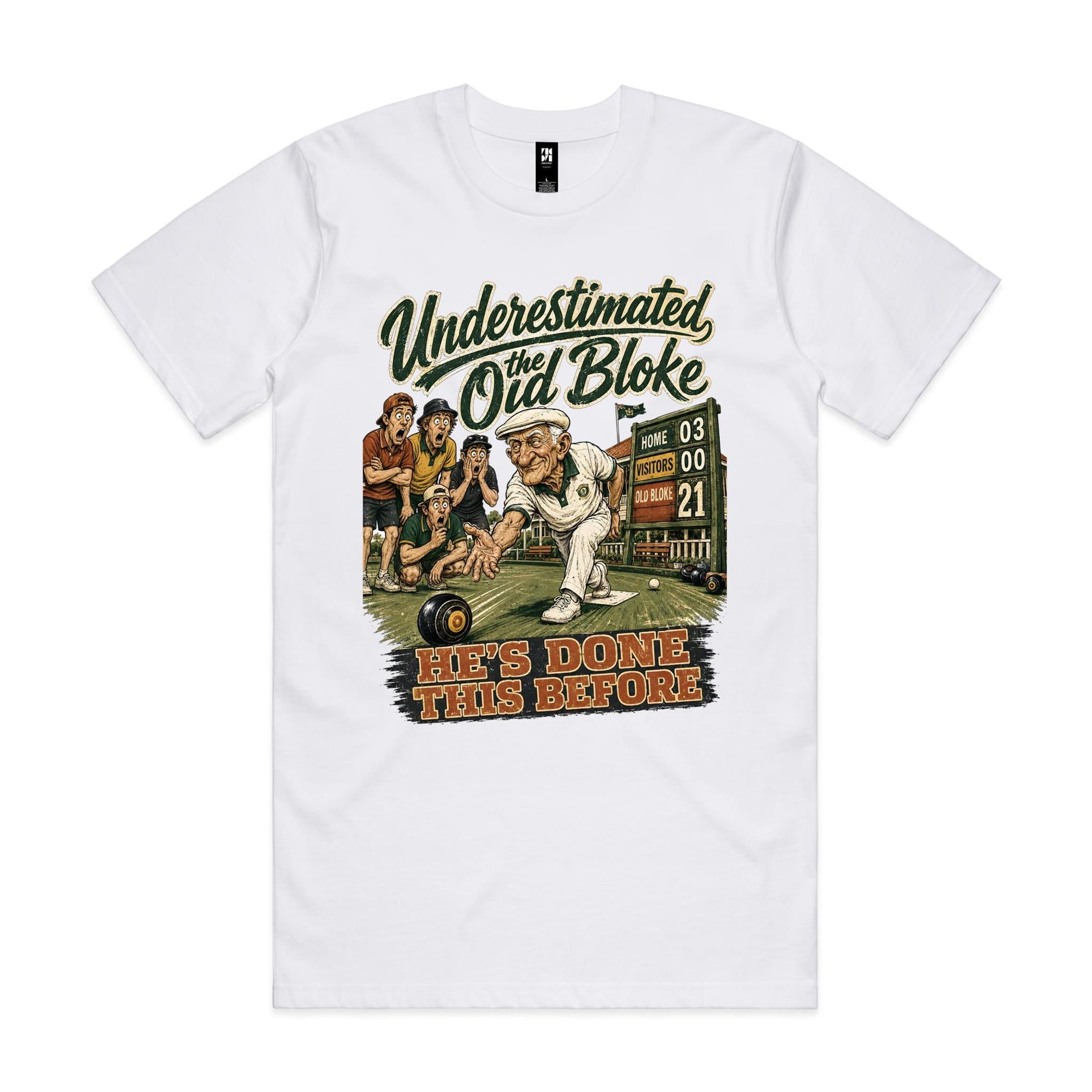 Underestimated the Old Bloke | Bowls Tee