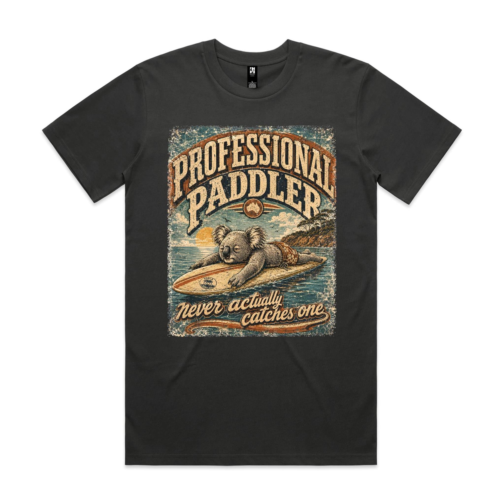 Professional Paddler — Never Actually Catches One | Koala Surf Tee