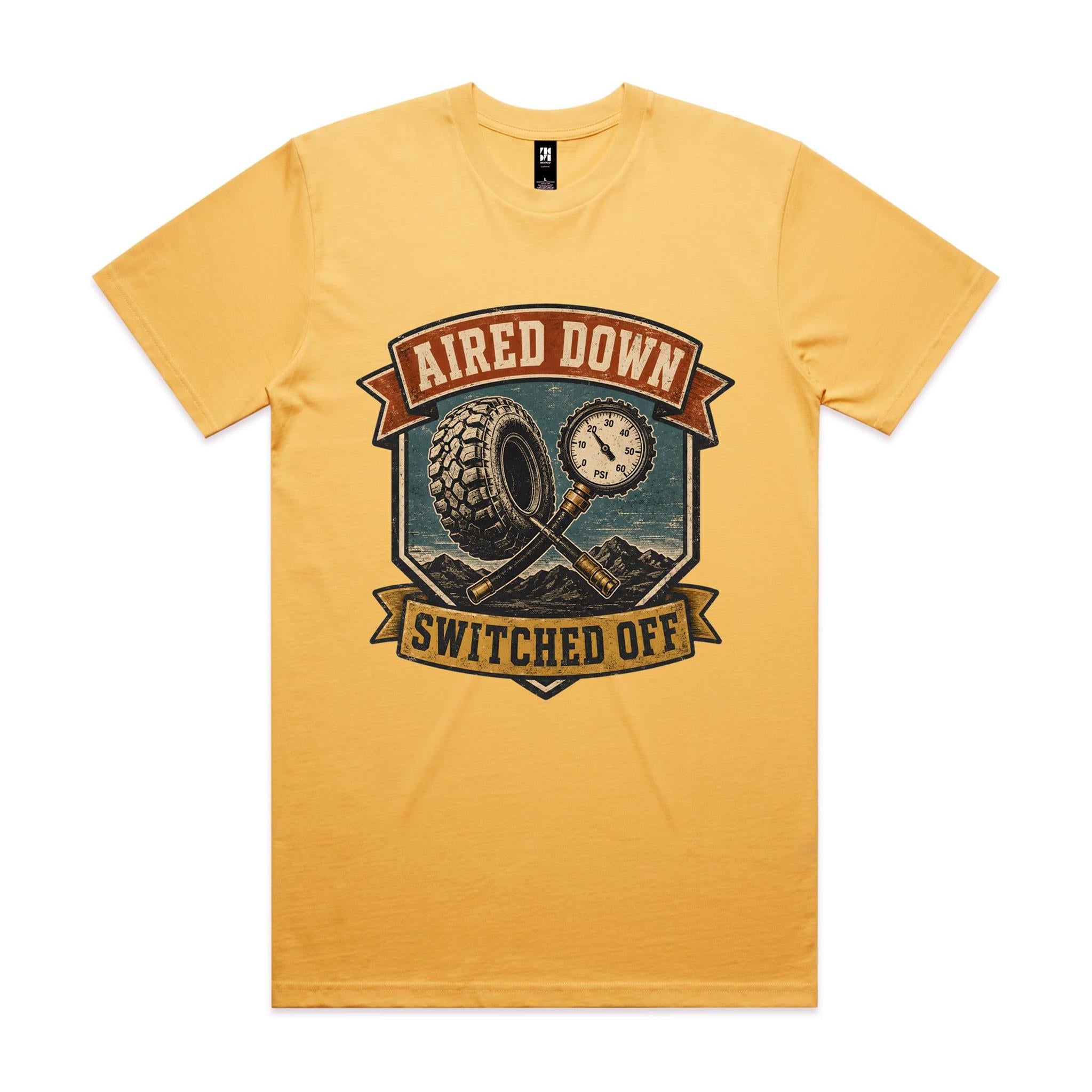 Aired Down, Switched Off — 4WD Tee