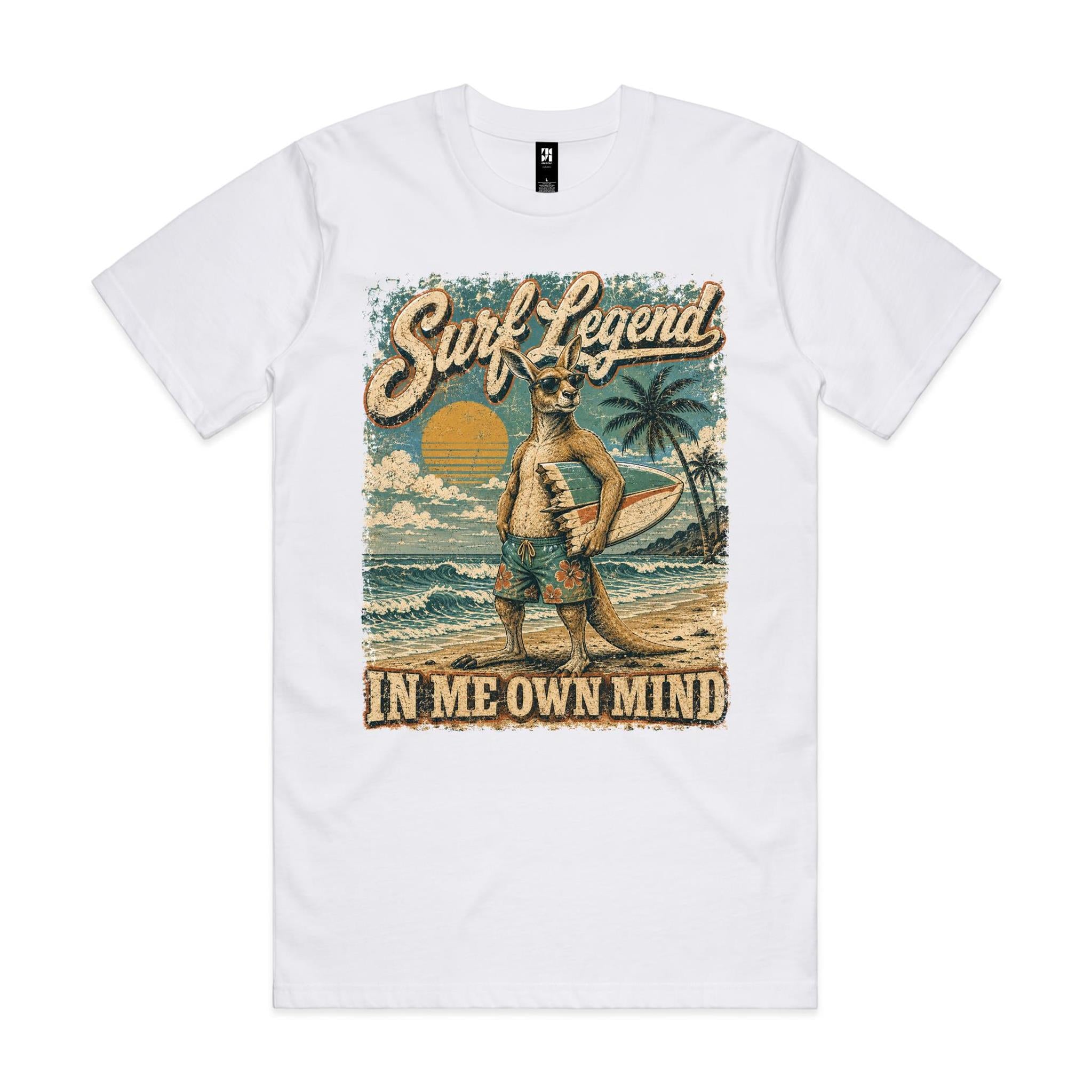 Surf Legend — In Me Own Mind | Kangaroo Surf Tee