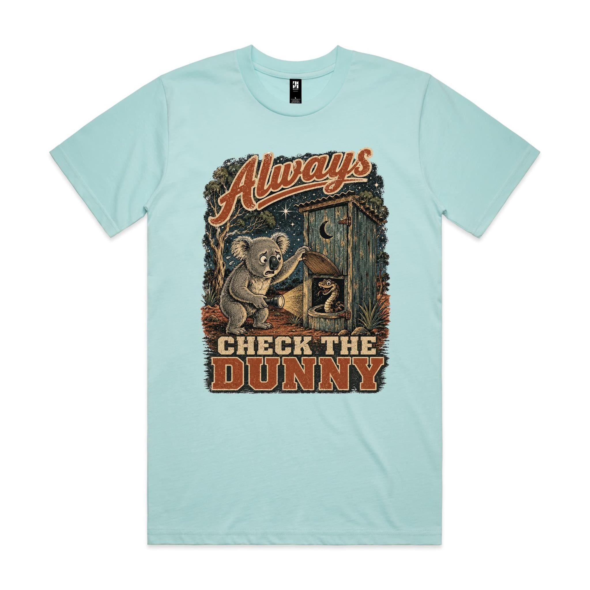 Always Check the Dunny — Koala Snake Tee