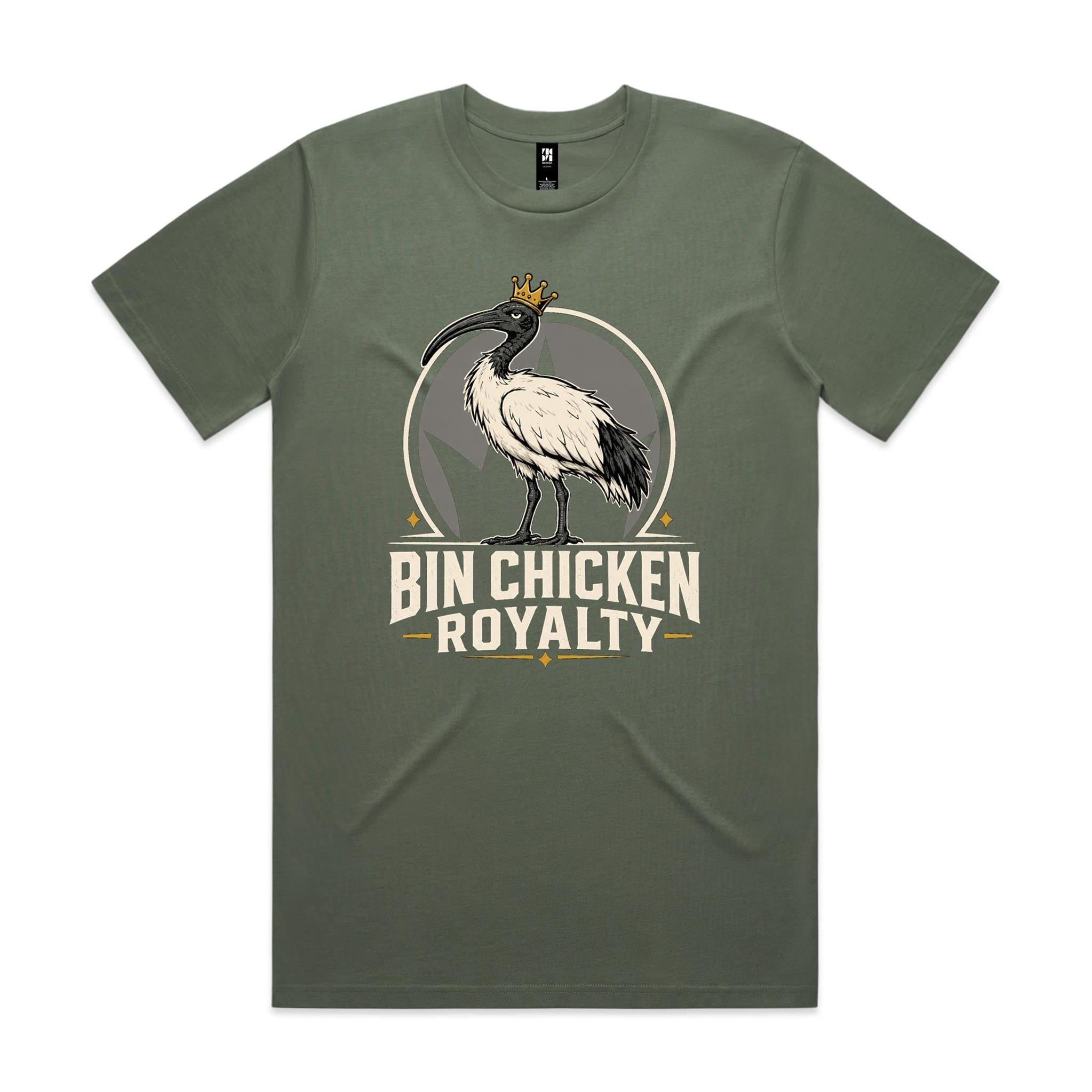 Bin Chicken Royalty — Crowned Ibis Tee