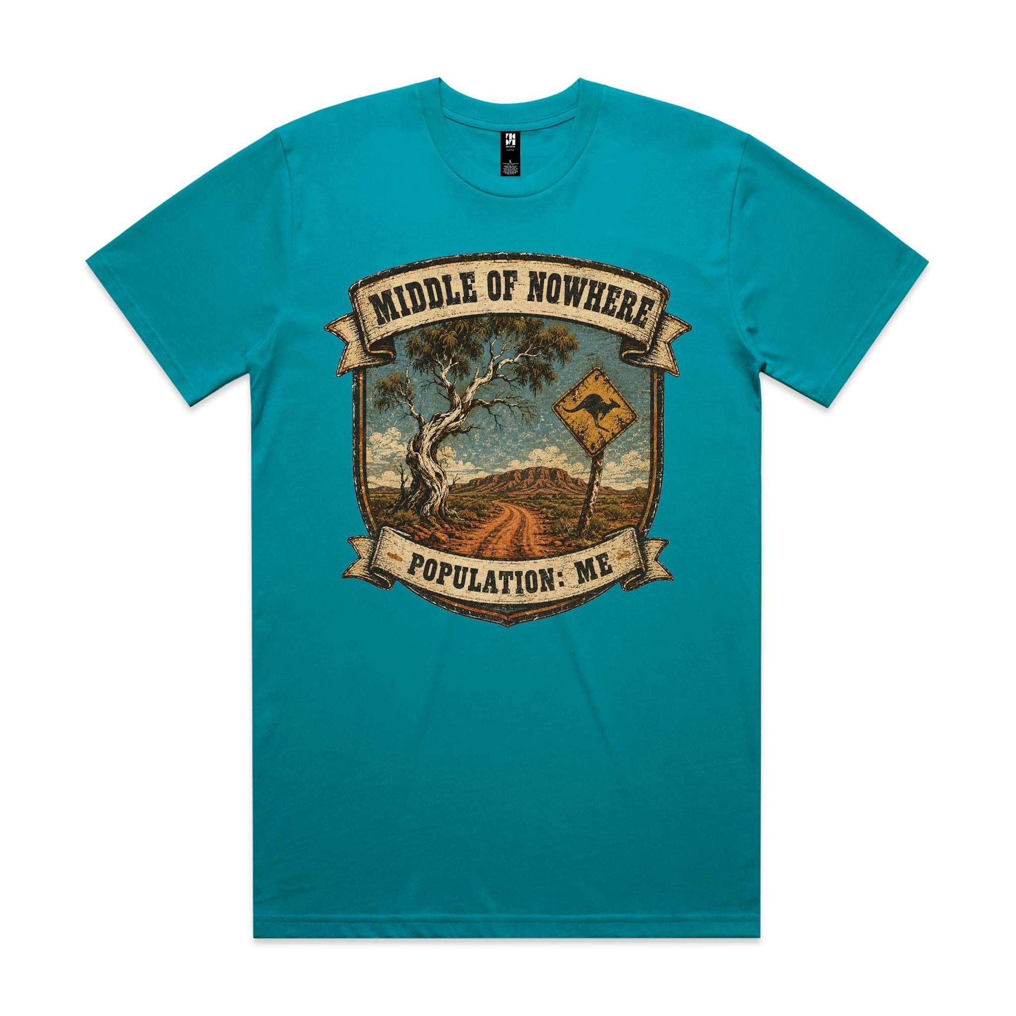 Middle of Nowhere, Population: Me — 4WD Tee