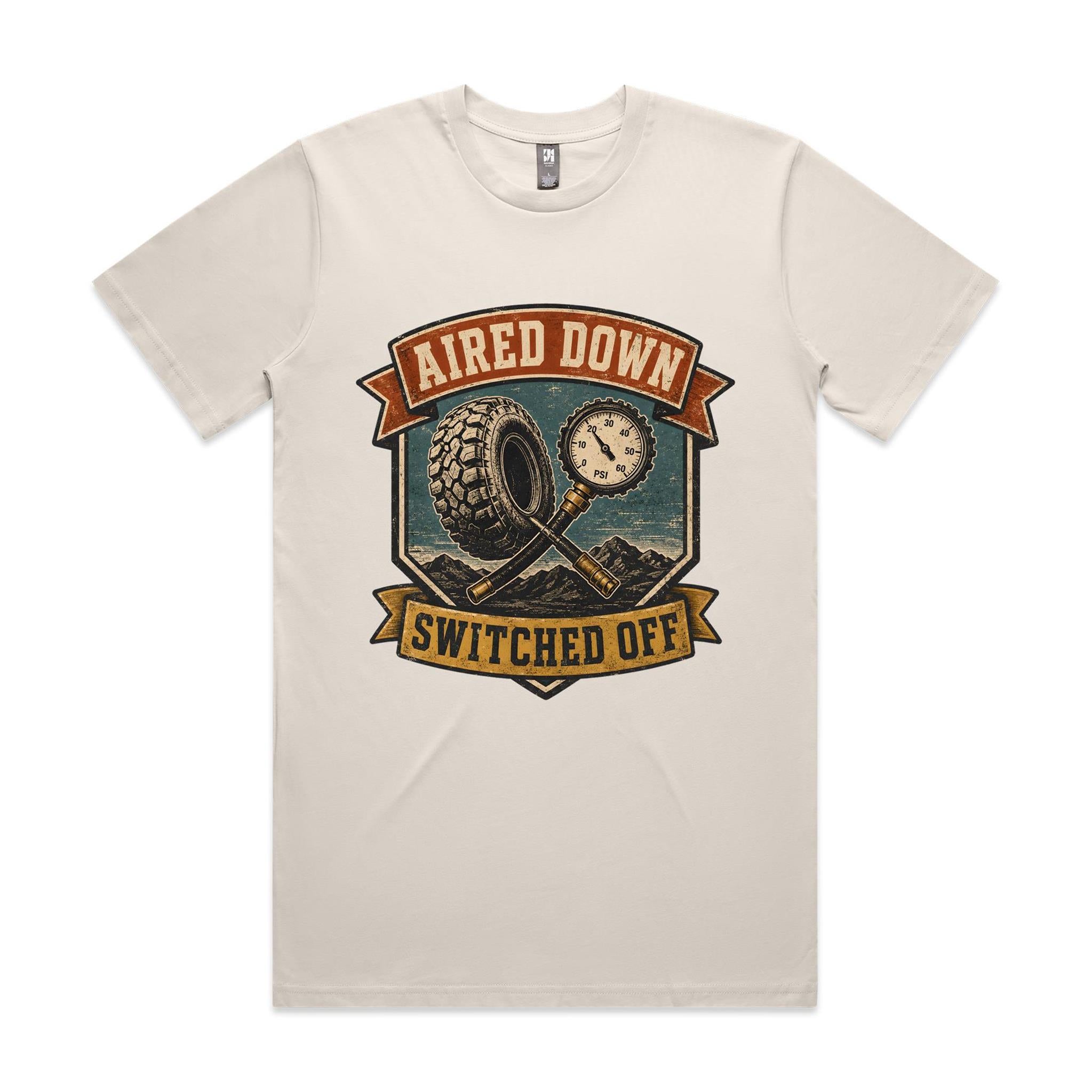 Aired Down, Switched Off — 4WD Tee