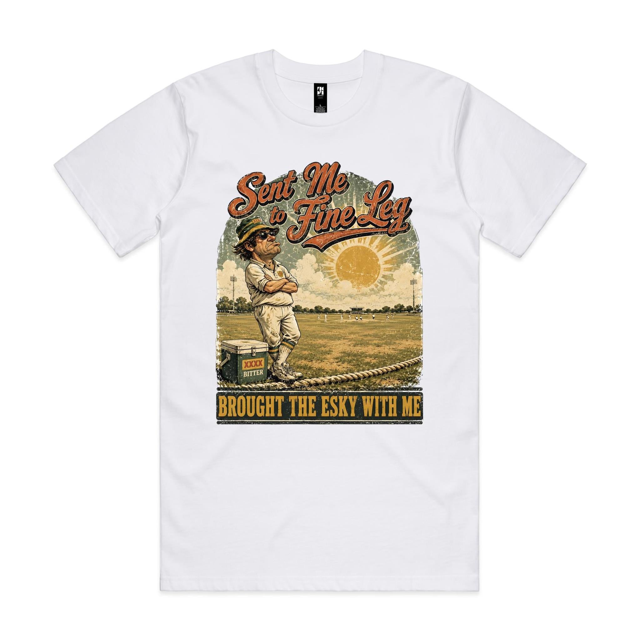 Sent Me to Fine Leg | Cricket Tee