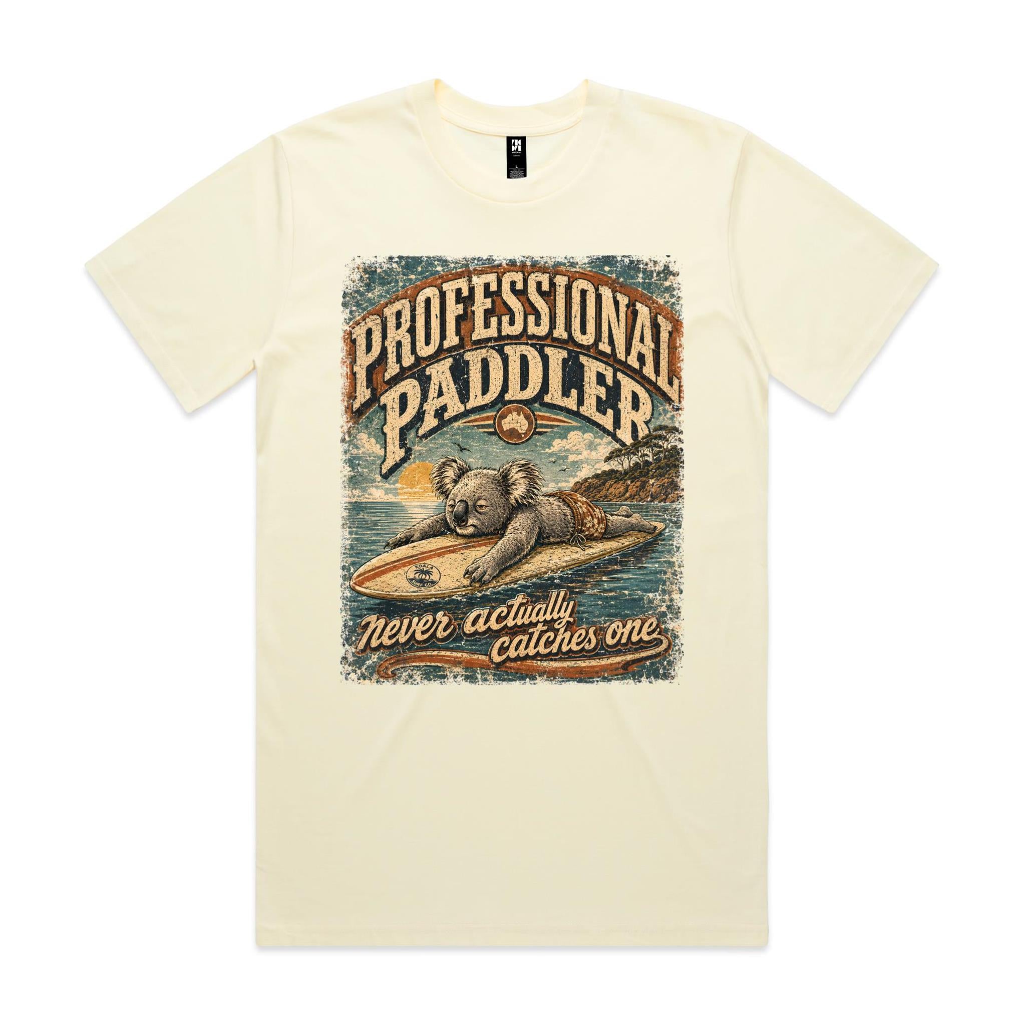 Professional Paddler — Never Actually Catches One | Koala Surf Tee