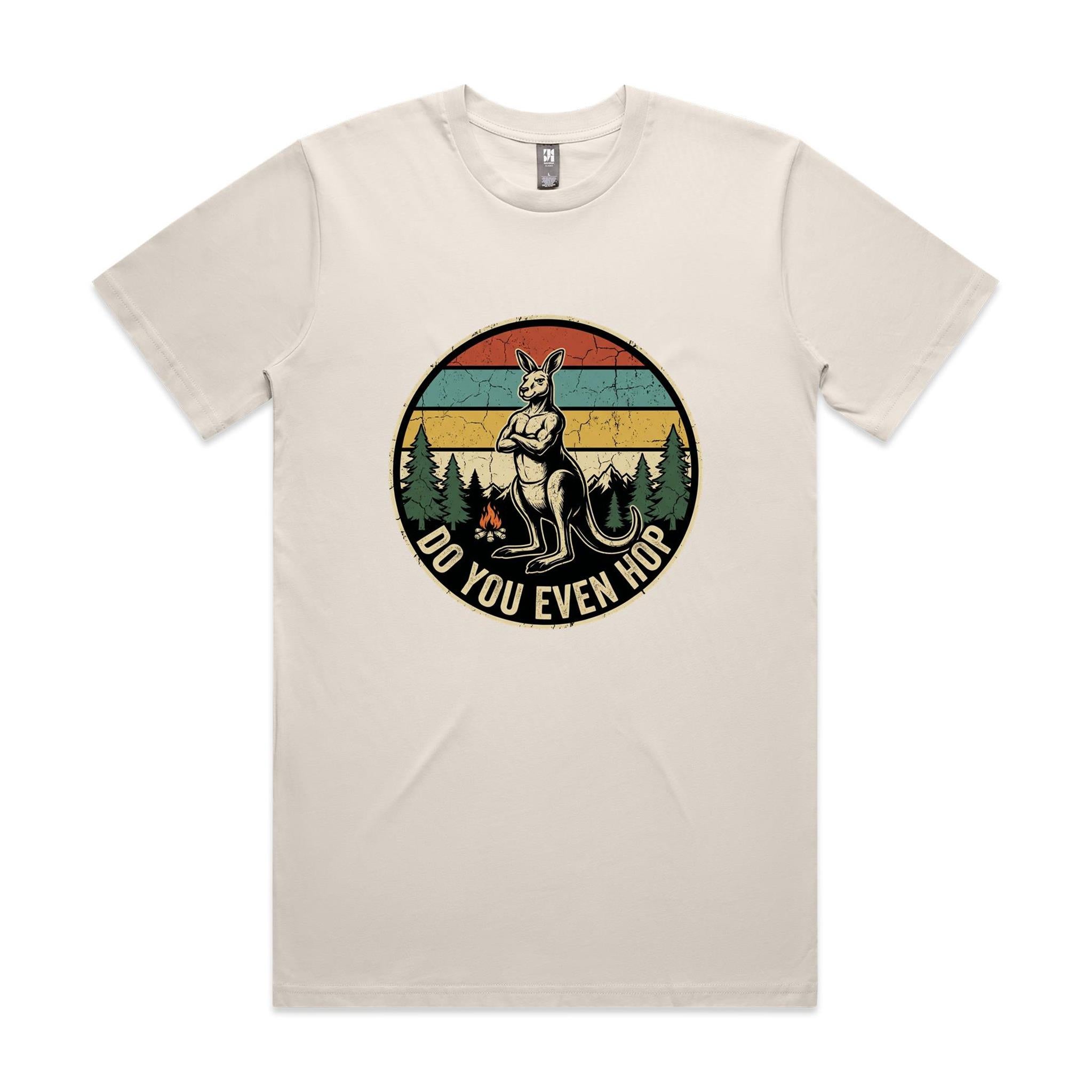 Do You Even Hop — Buff Kangaroo Retro Gym Tee