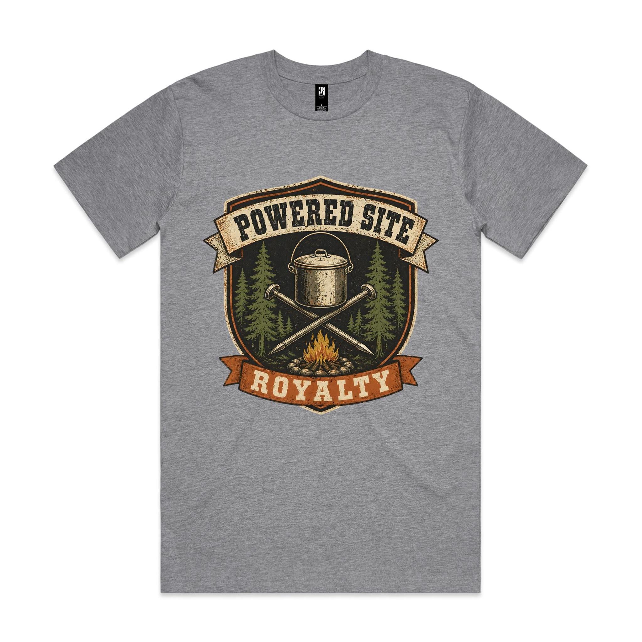 Powered Site Royalty — Camping Tee