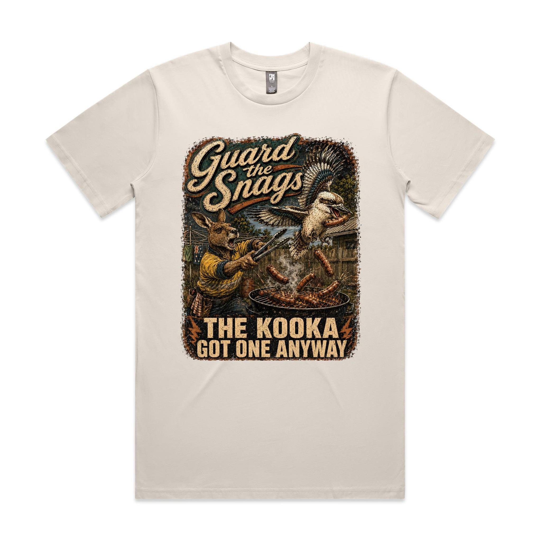 Guard the Snags | Kangaroo BBQ Tee