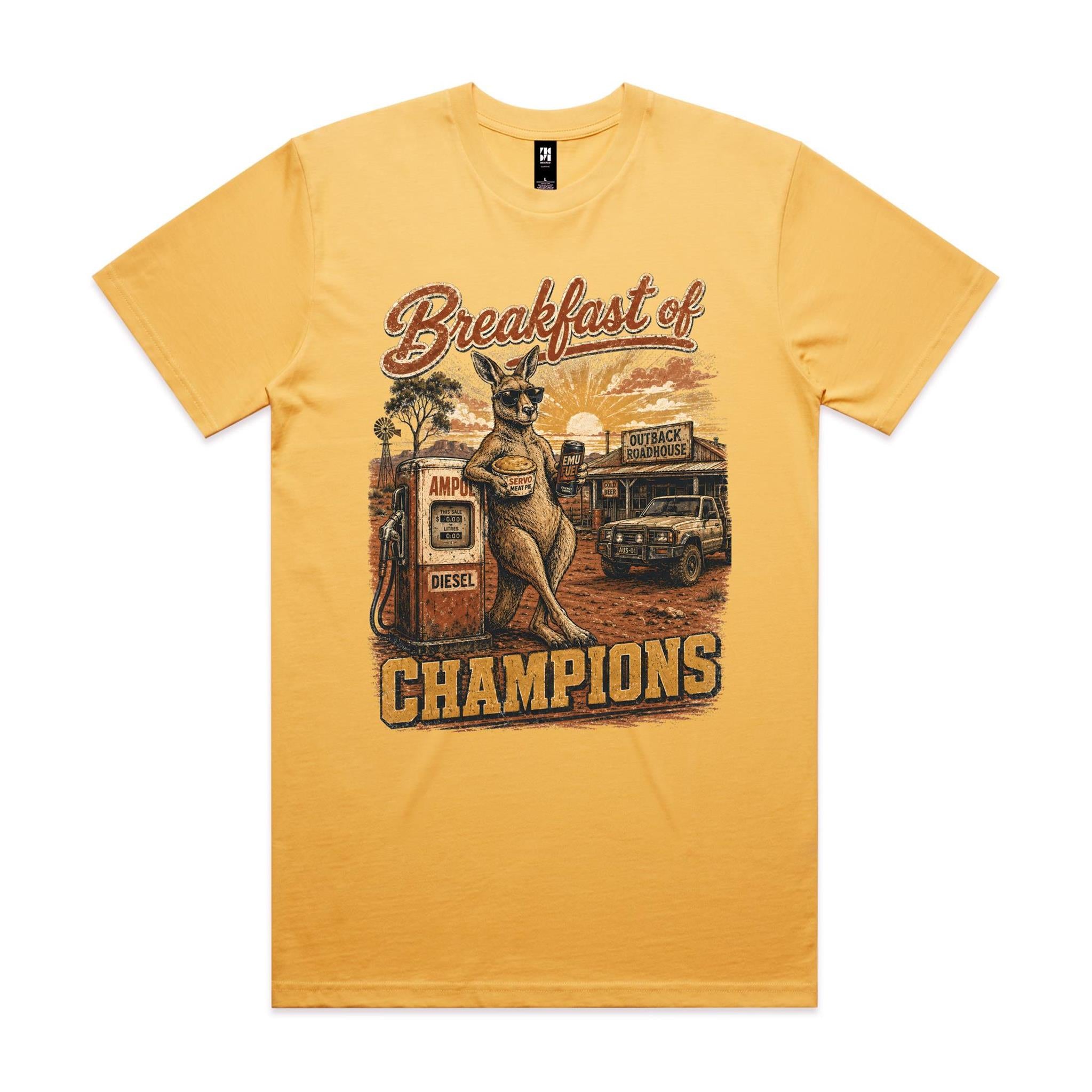 Breakfast of Champions — Kangaroo Servo Tee