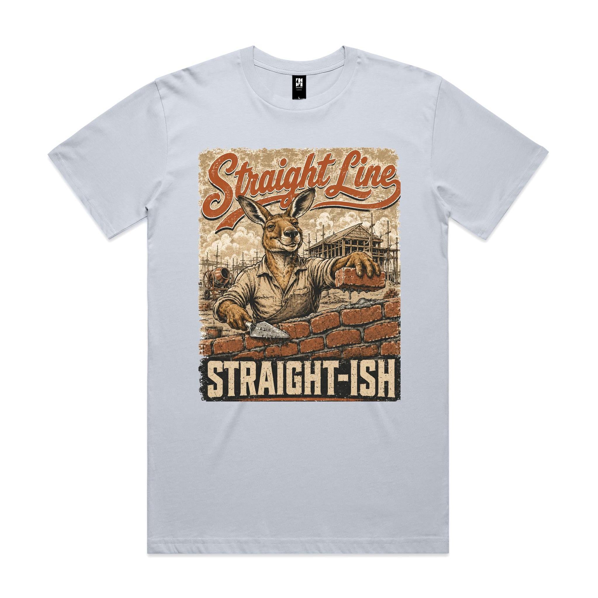 Straight Line — Straight-ish | Kangaroo Brickie Tee