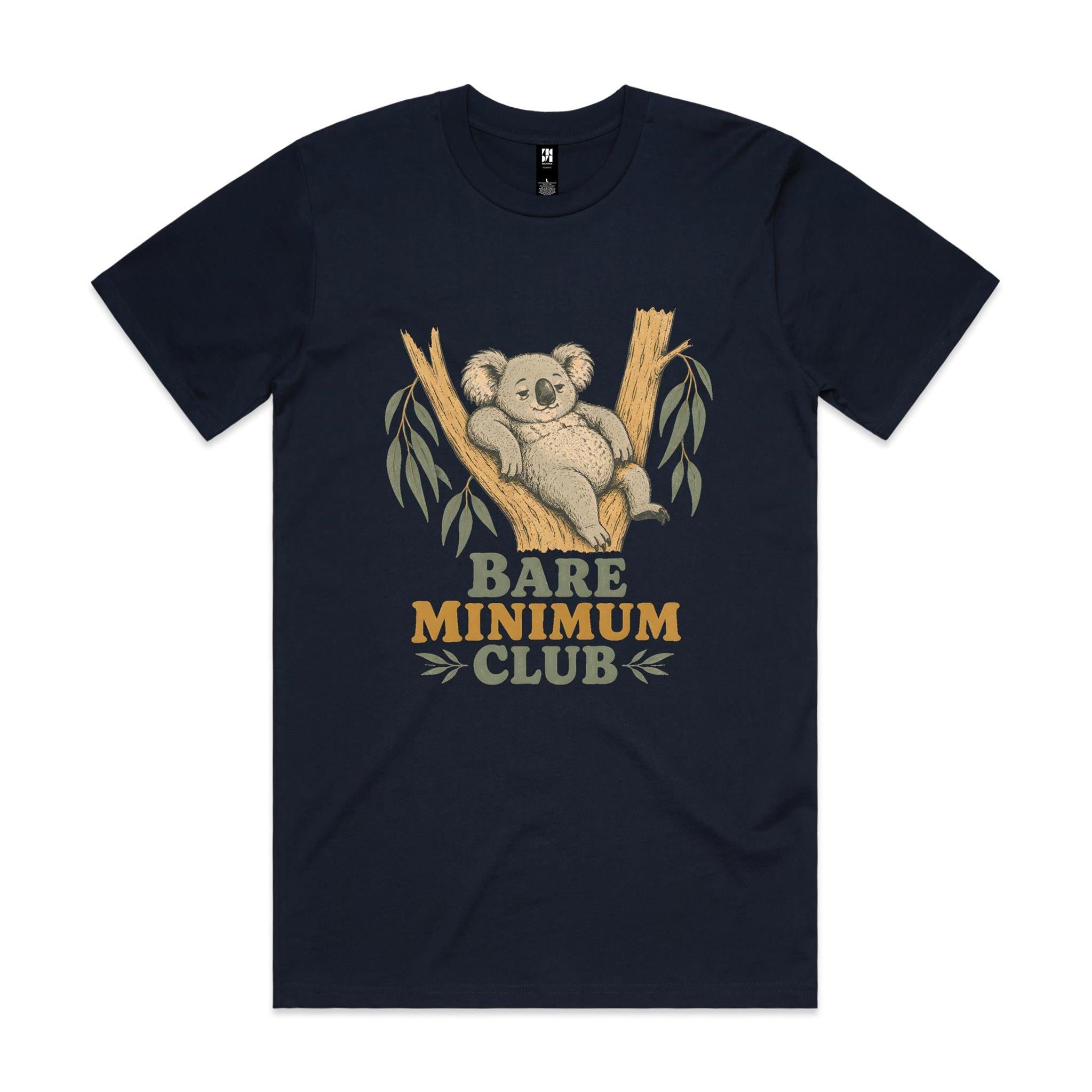 Bare Minimum Club — Lazy Koala Tee