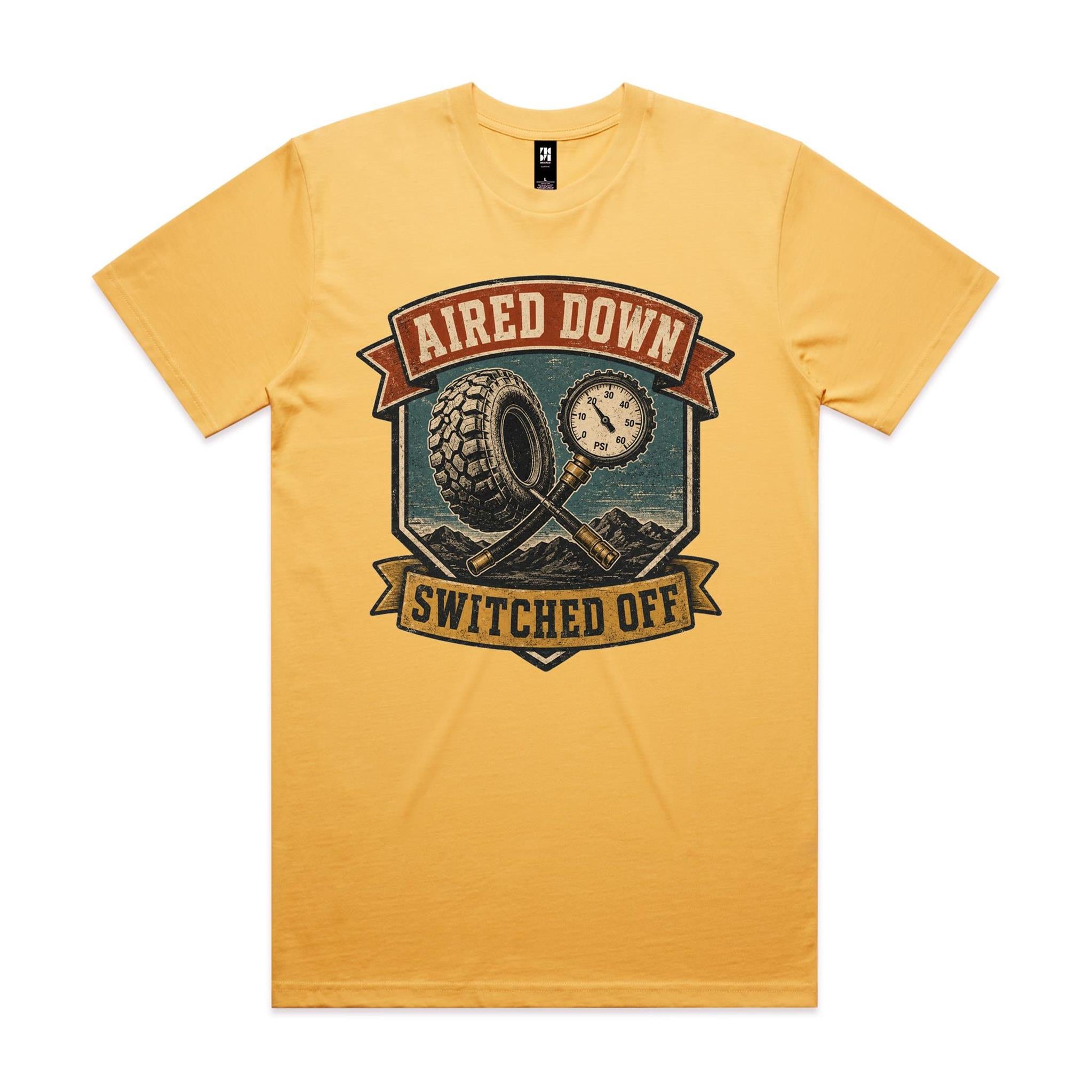 Aired Down, Switched Off — 4WD Tee