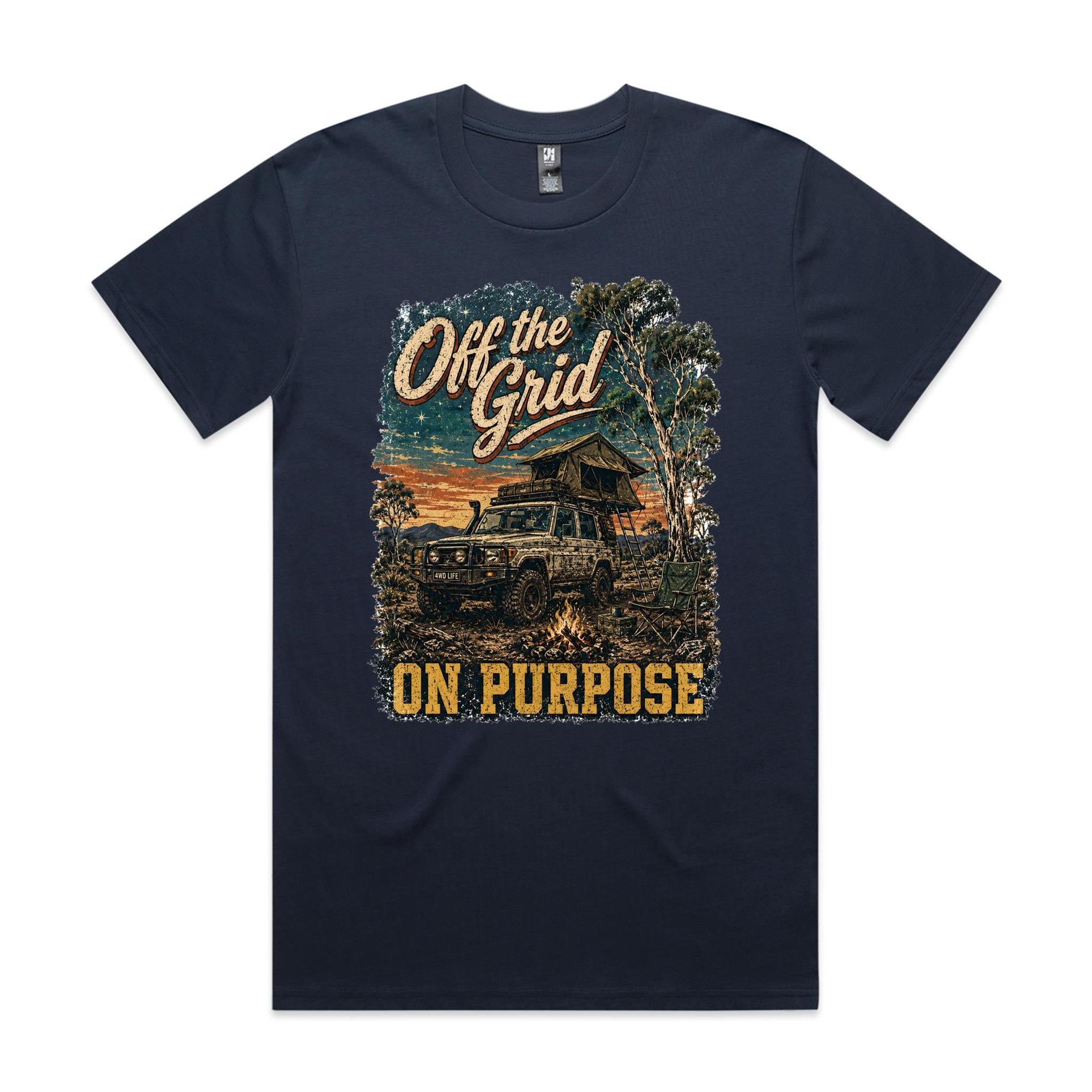 Off the Grid, On Purpose — 4WD Camping Tee