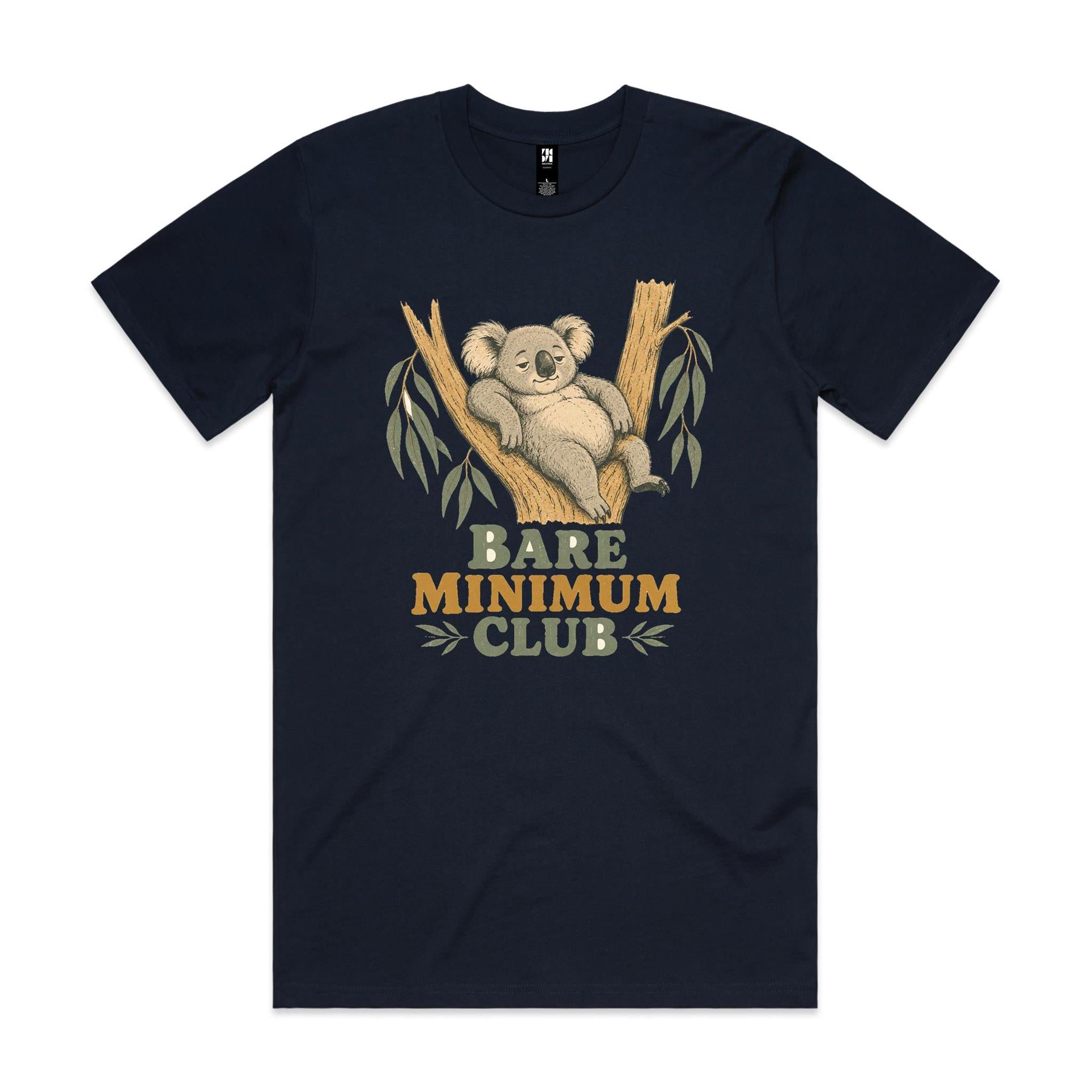 Bare Minimum Club — Lazy Koala Tee