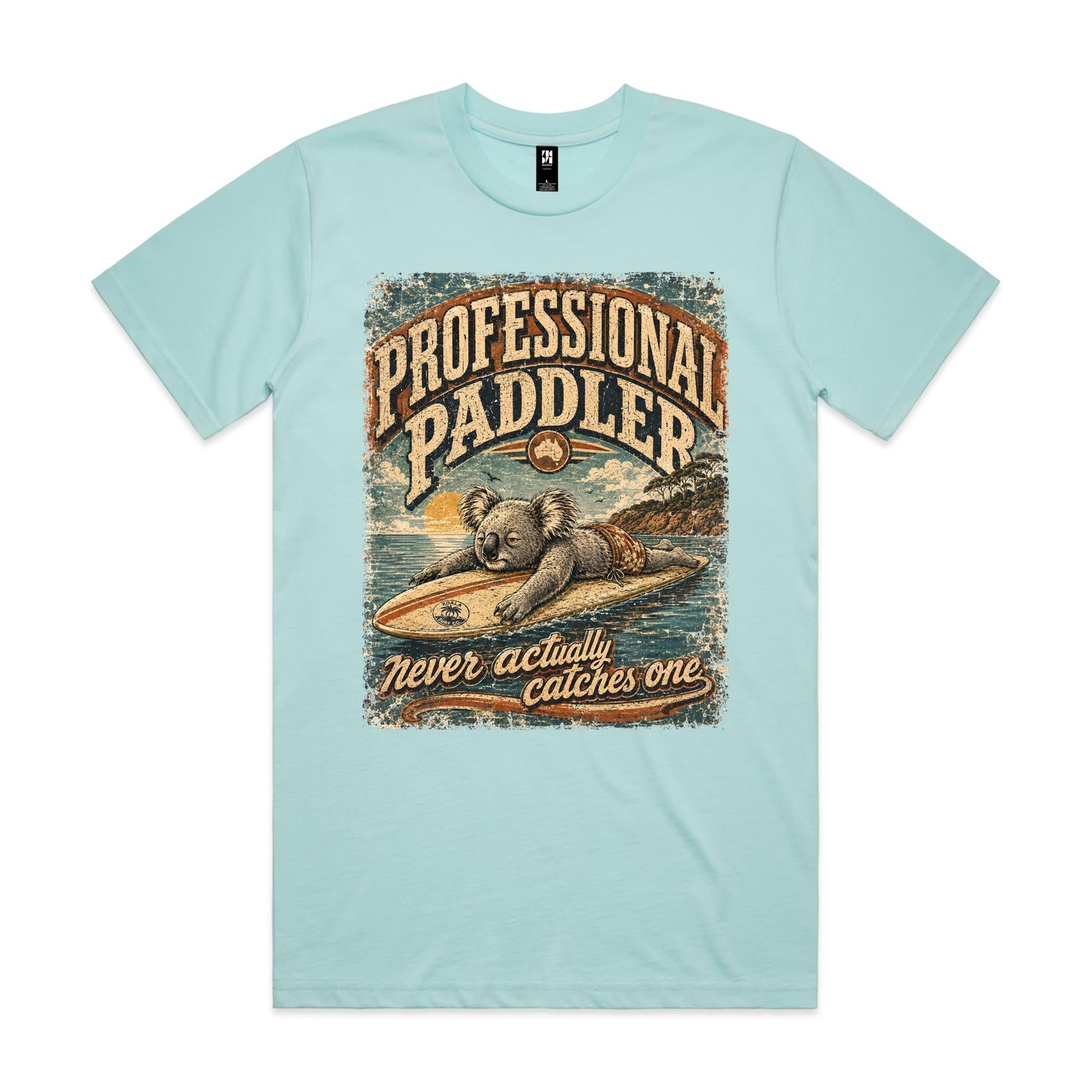 Professional Paddler — Never Actually Catches One | Koala Surf Tee