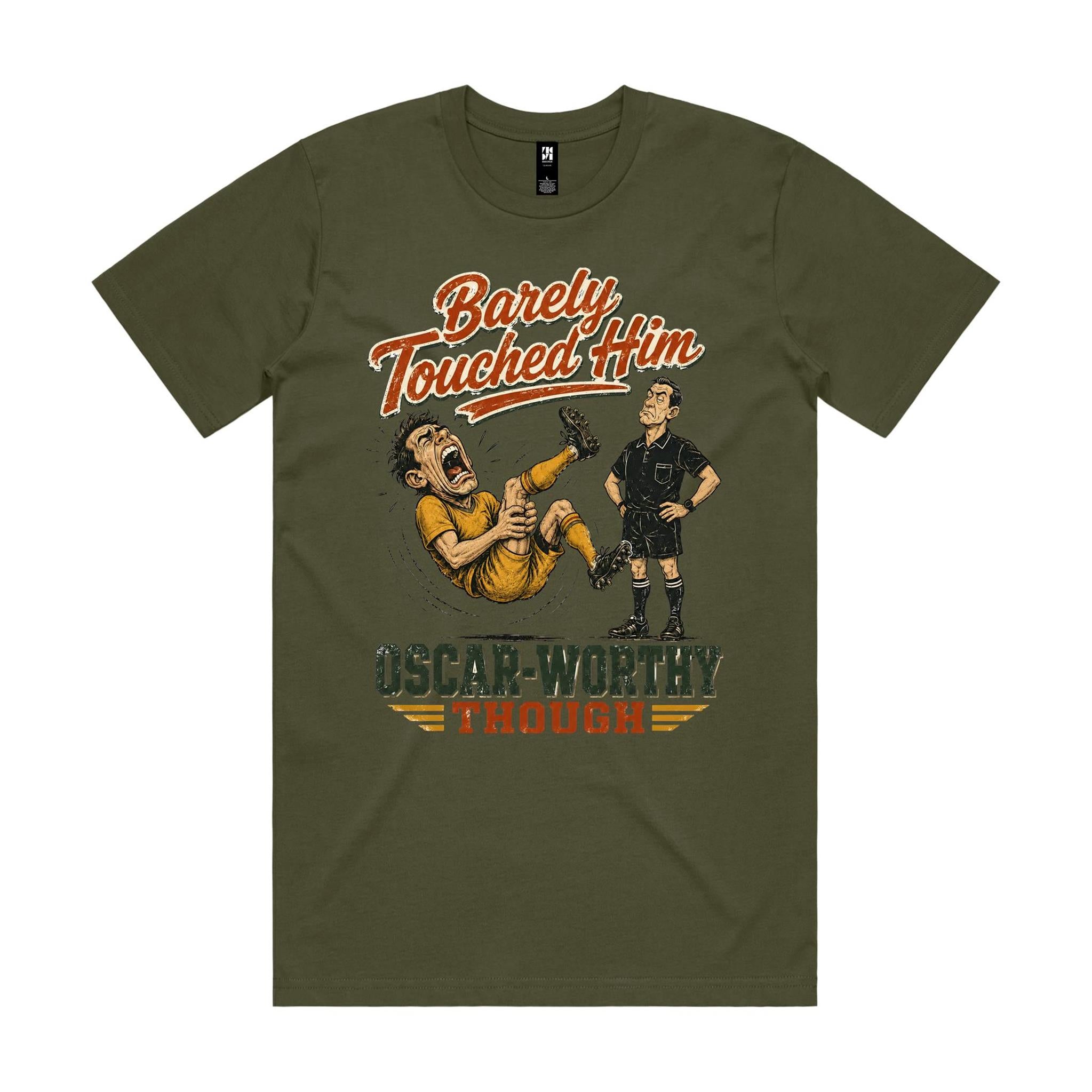 Barely Touched Him | Football Tee