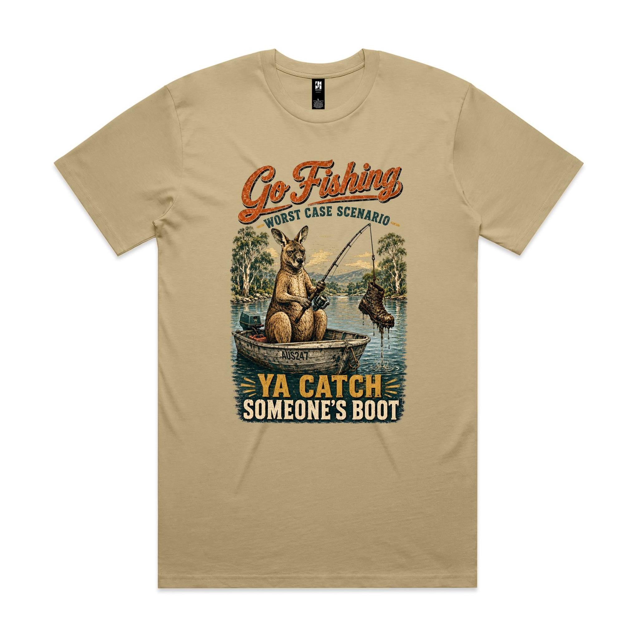 Ya Catch Someone's Boot | Kangaroo Fishing Tee
