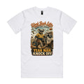 Work Back Late — Yeah Nah, Knock Off | Koala Tradie Tee