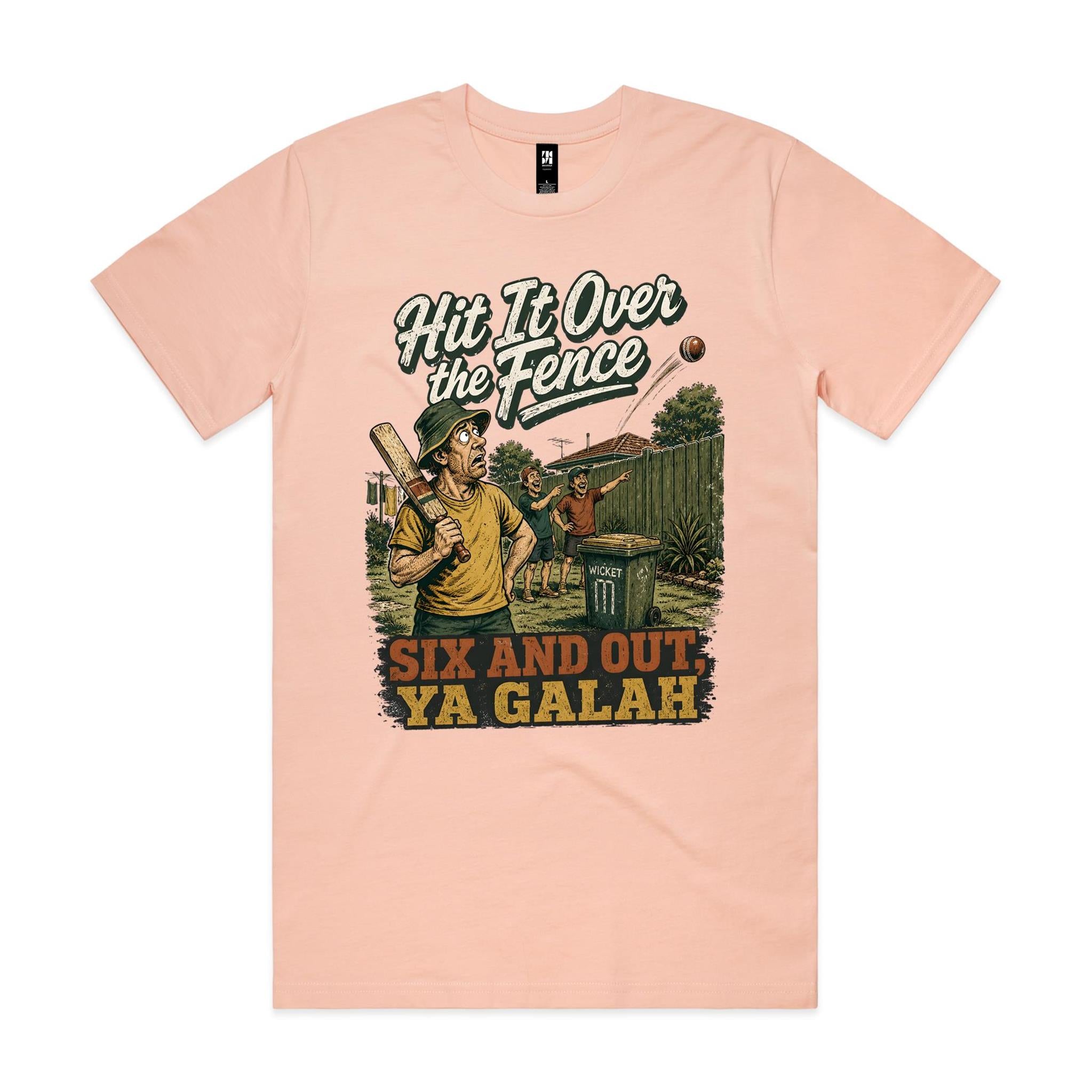 Hit It Over the Fence | Backyard Cricket Tee