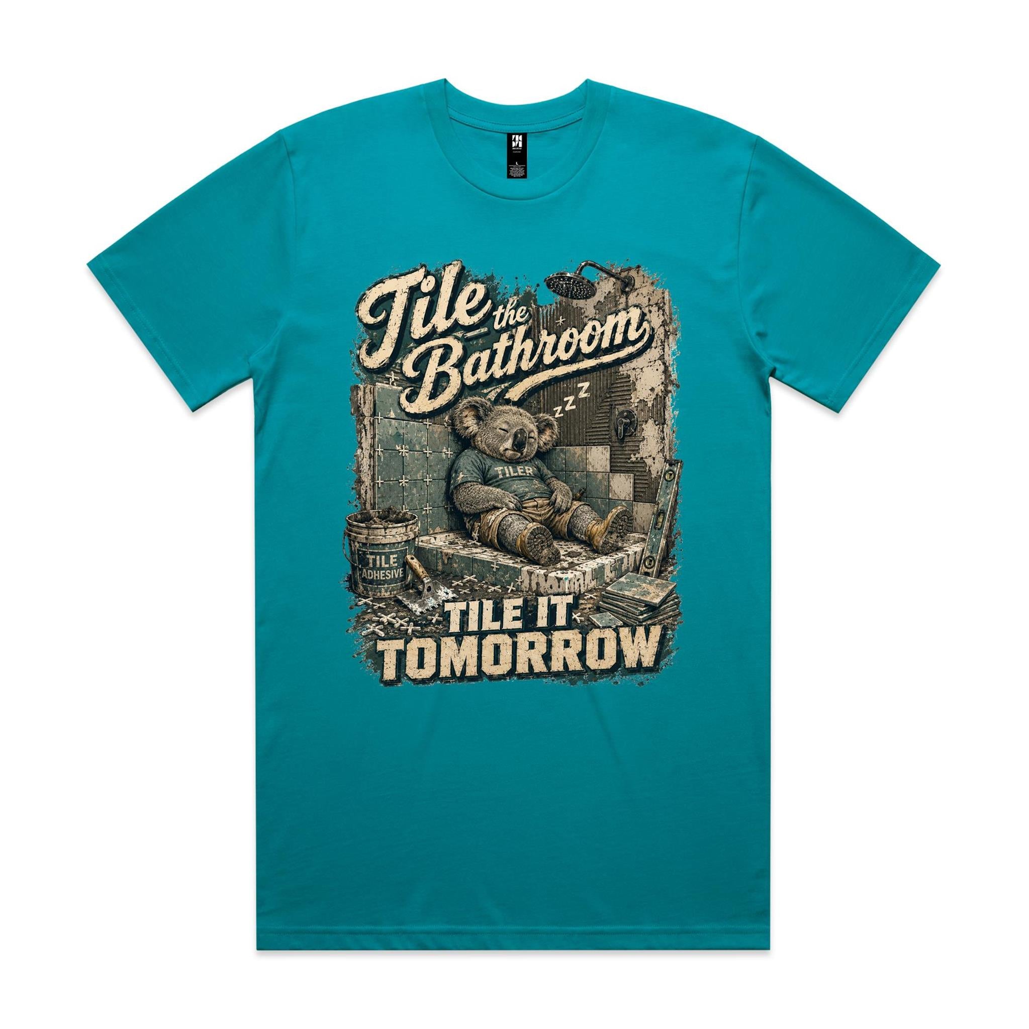 Tile the Bathroom — Tile It Tomorrow | Koala Tiler Tee