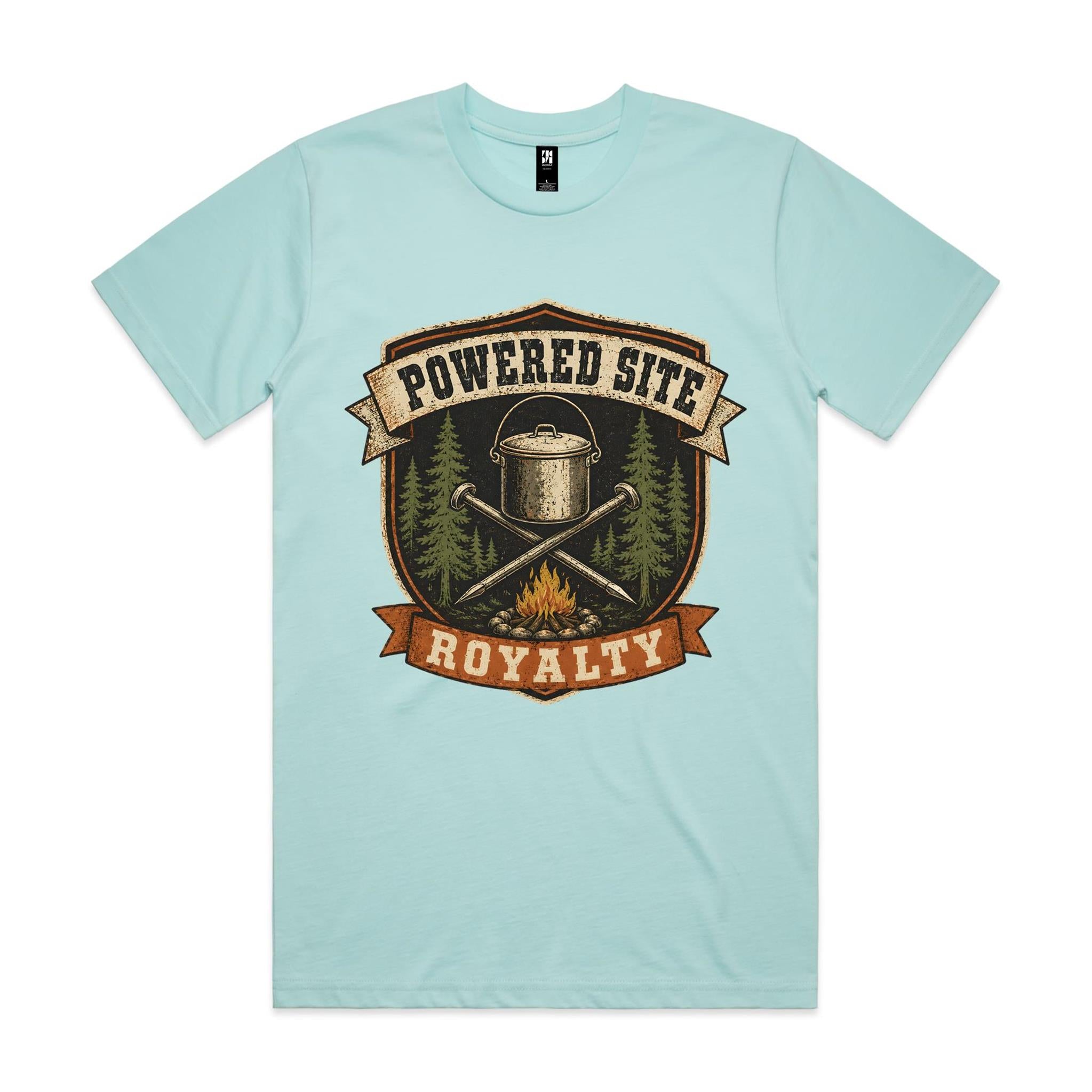 Powered Site Royalty — Camping Tee