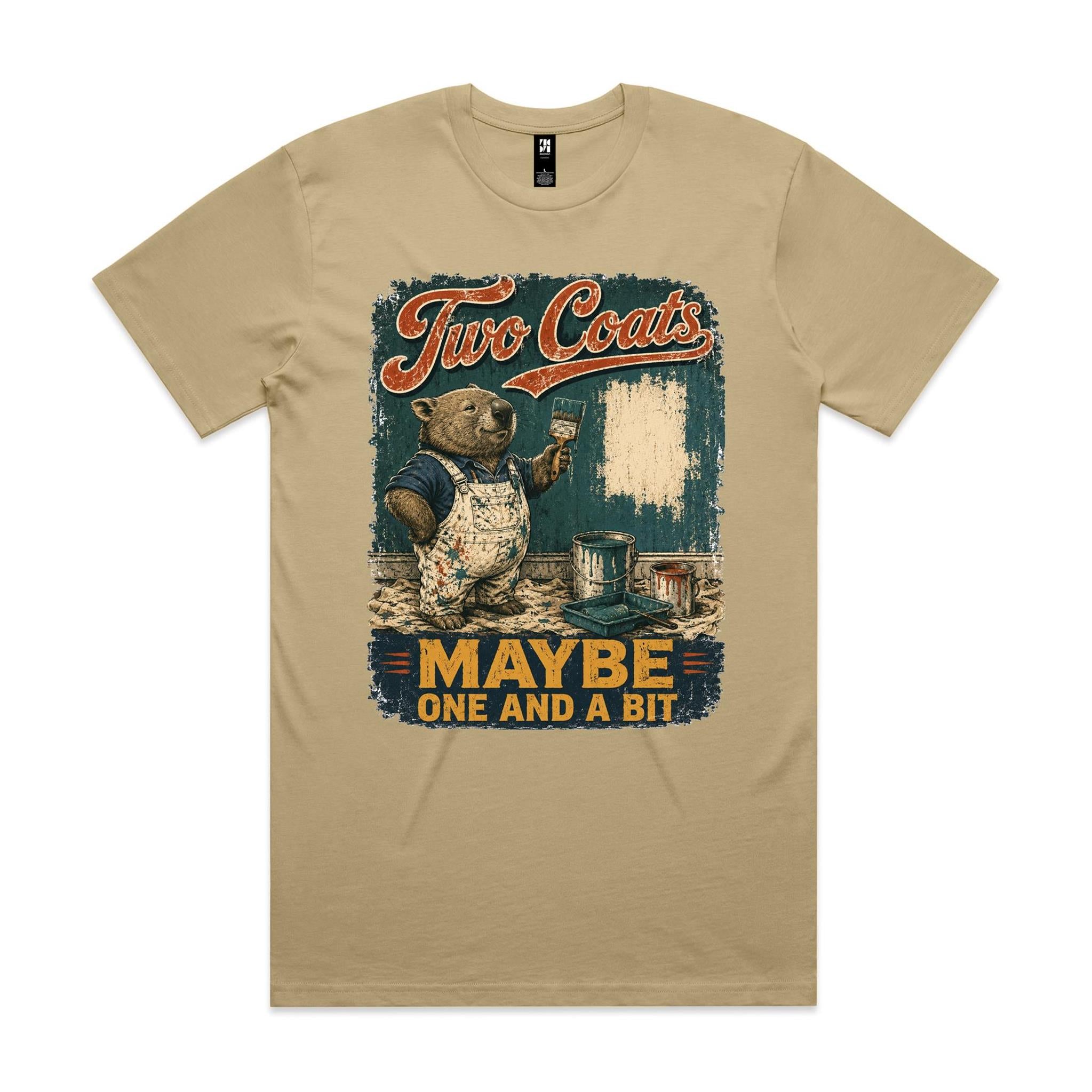 Two Coats — Maybe One and a Bit | Wombat Painter Tee