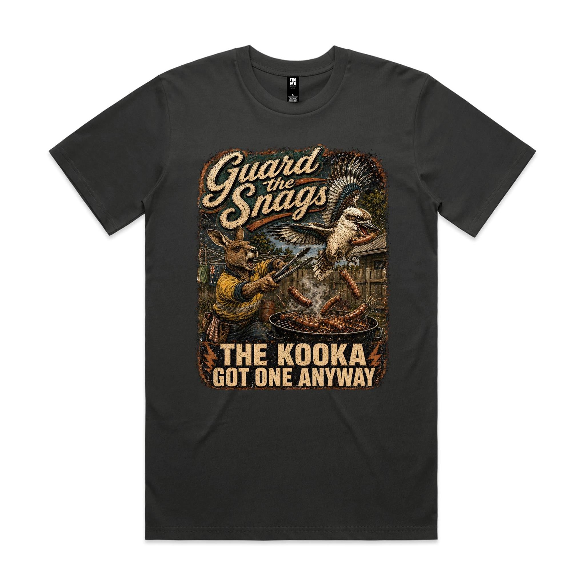Guard the Snags | Kangaroo BBQ Tee