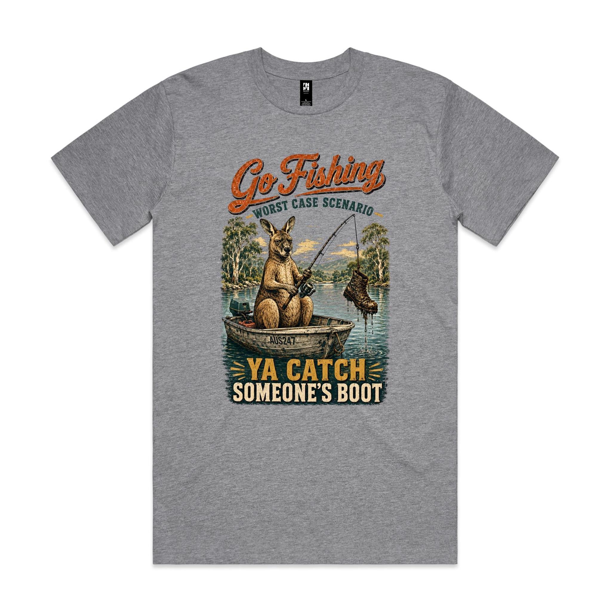 Ya Catch Someone's Boot | Kangaroo Fishing Tee