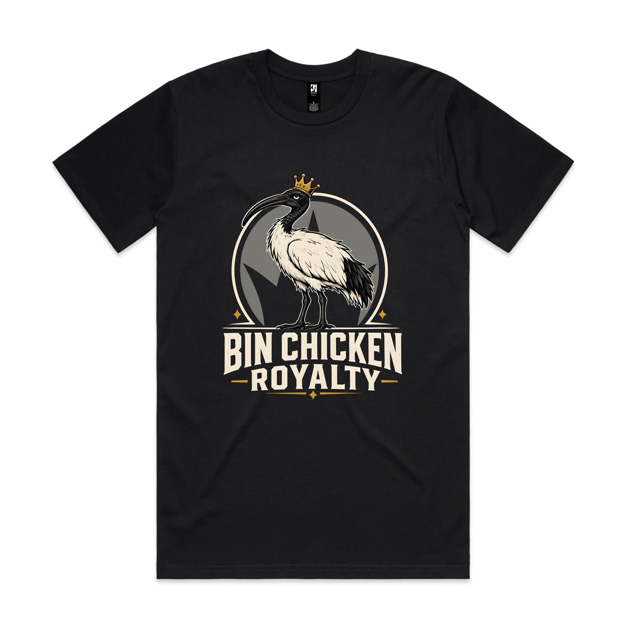 Bin Chicken Royalty — Crowned Ibis Tee