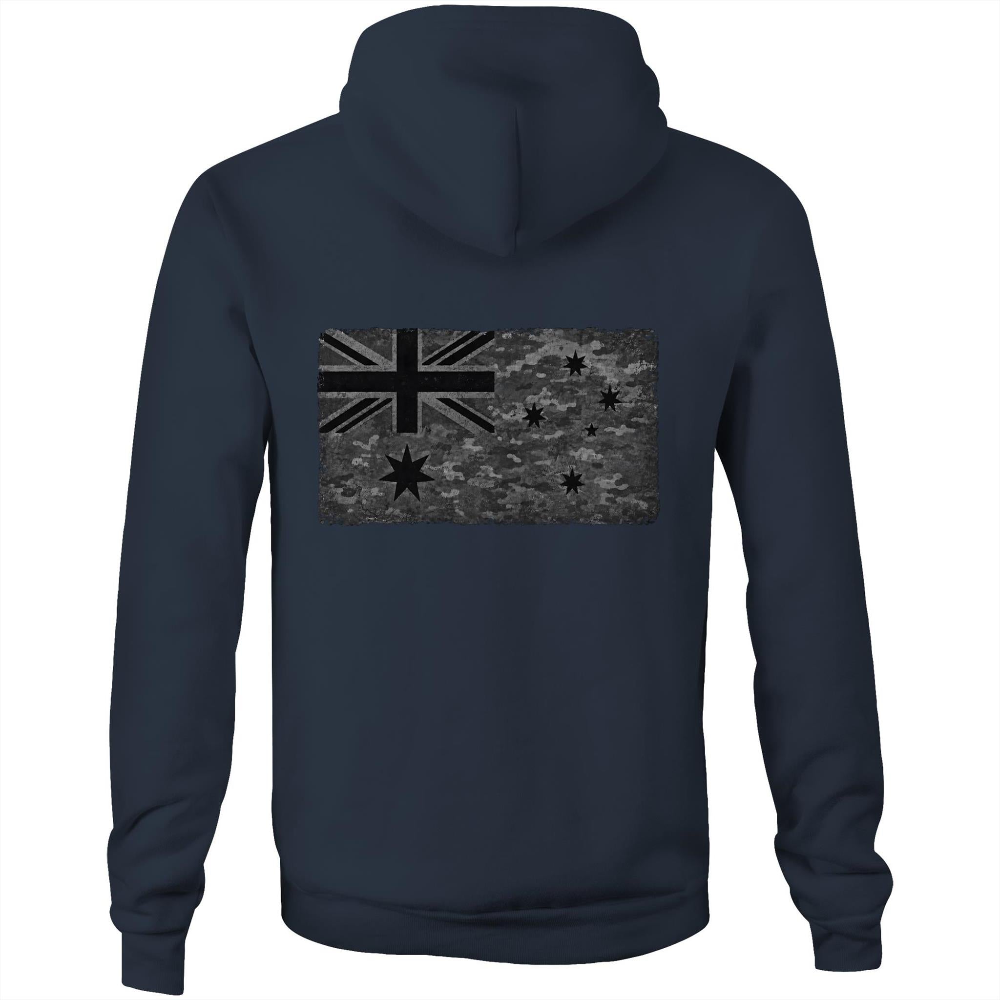Australian Flag — Grey Camo | Hoodie
