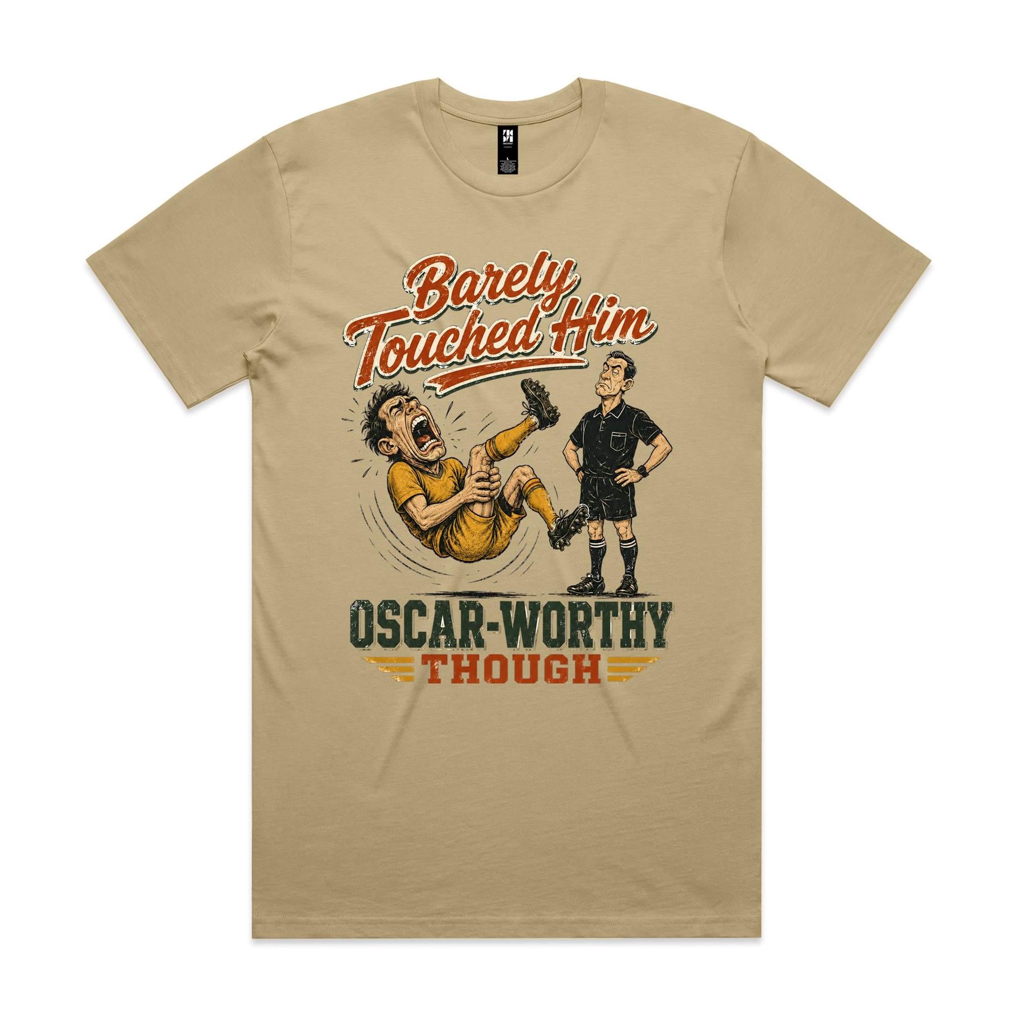 Barely Touched Him | Football Tee