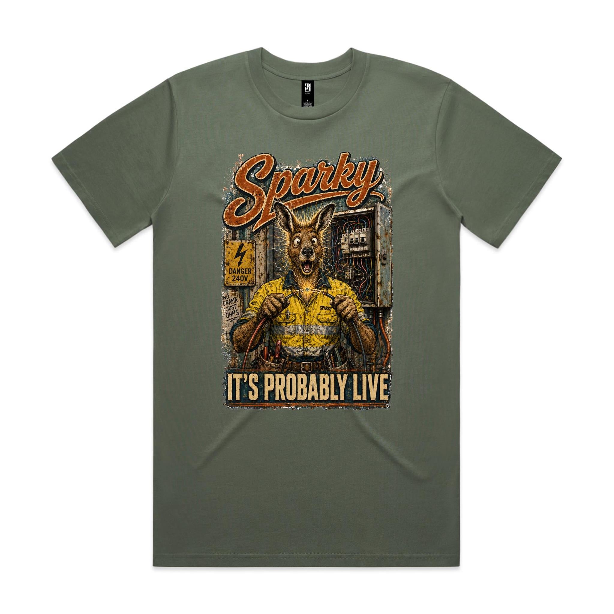 Sparky — It's Probably Live | Kangaroo Sparky Tee